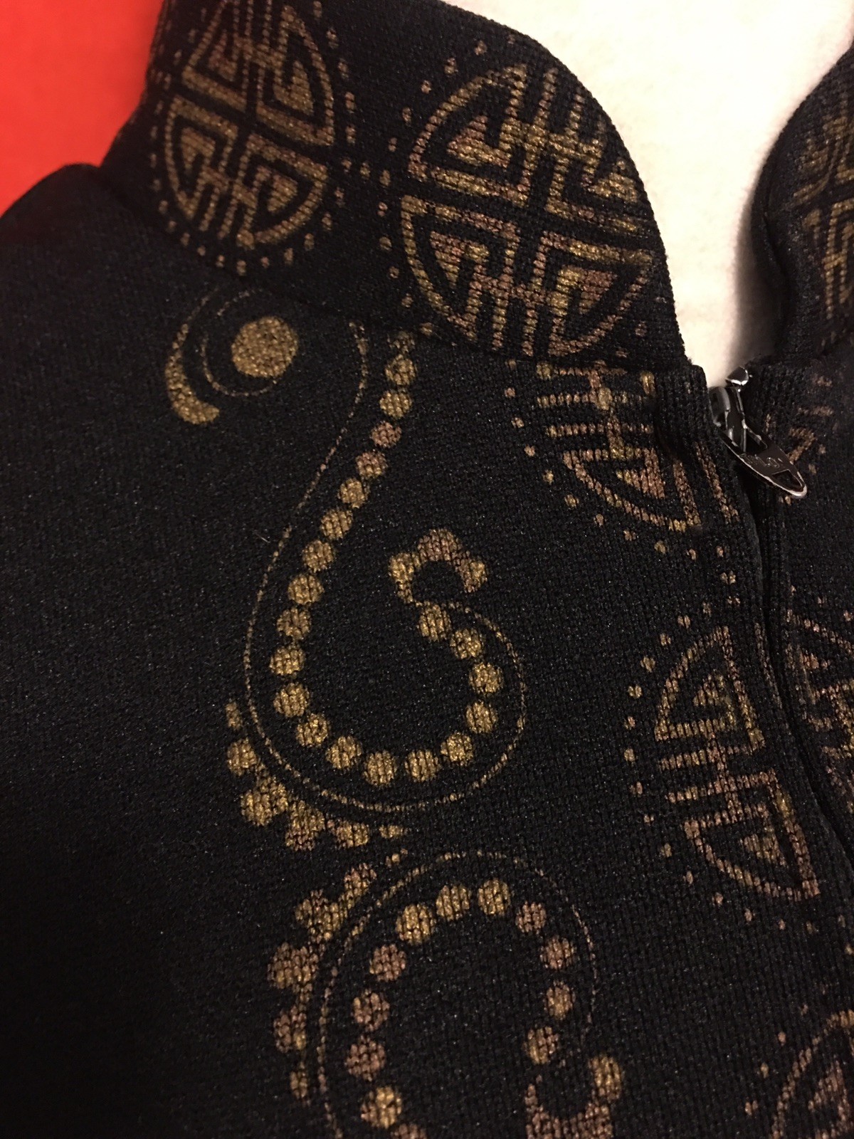 Alfred Shaheen 70s black maxi dress cheongsam style mandarin collar high cut m