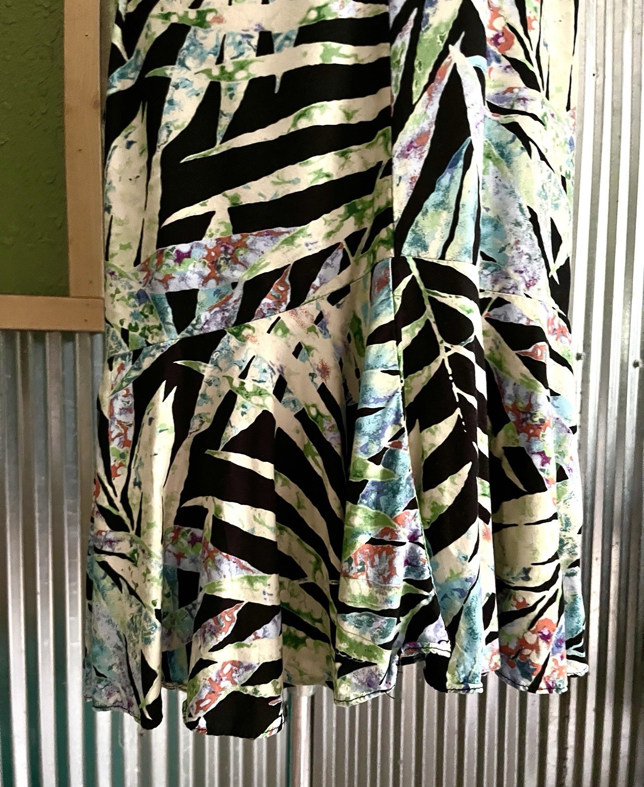 VTG-Nani of Hawaii Dress Tropical Hawaiian Knee Length Sleeveless Sz. M