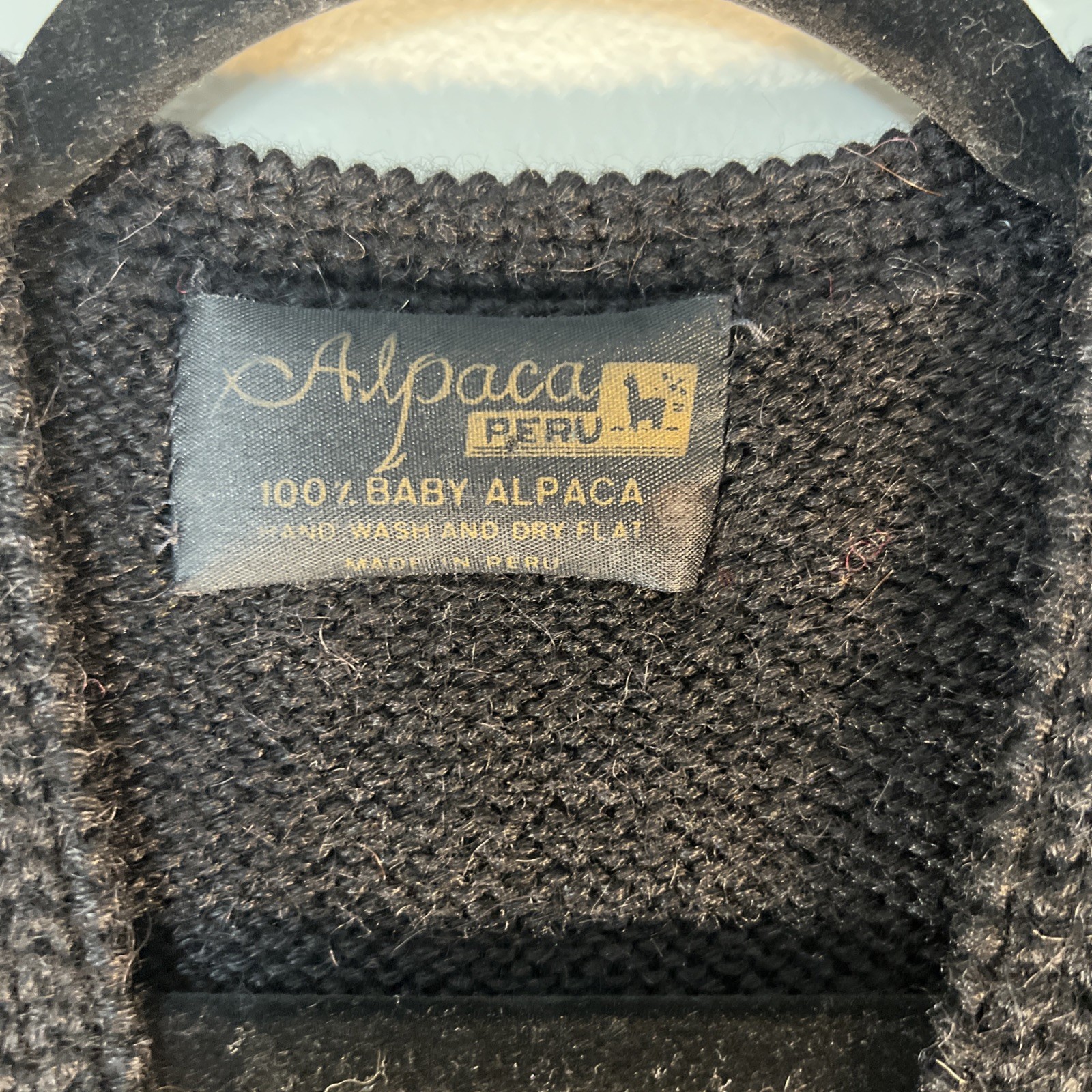 EVC 💯Baby Alpaca Peru Links Knit Button Front Sweater Vest M/L