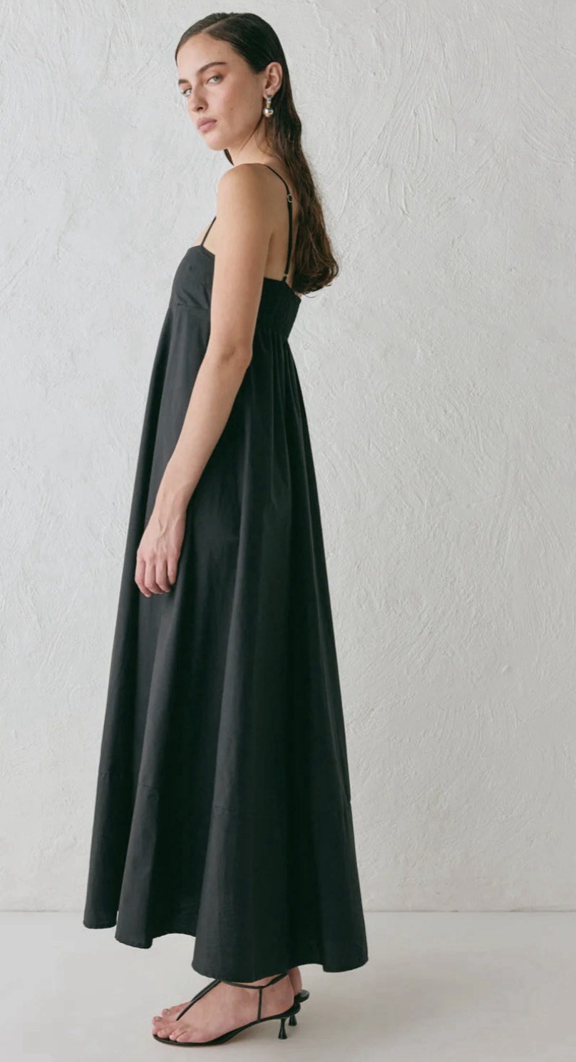 VRG GRL Behati Cotton Empire Waist Maxi Sz 0 XXS