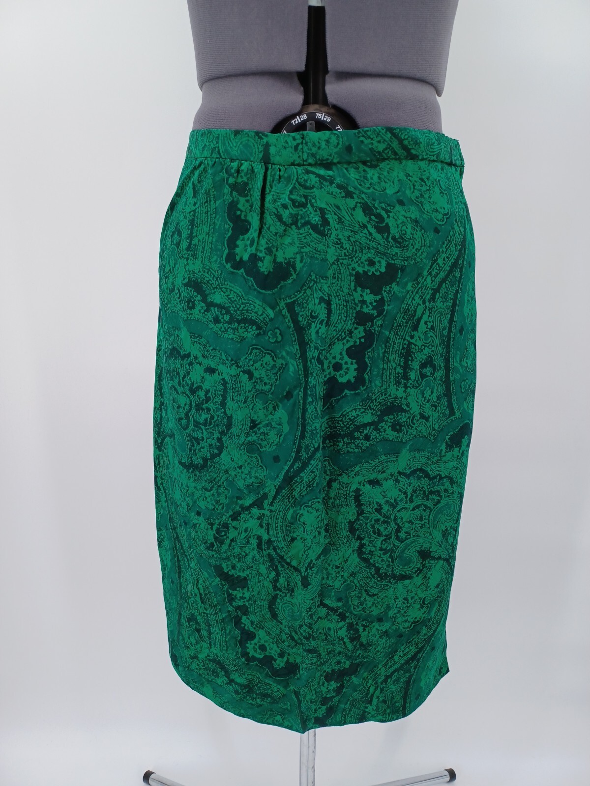 Vintage 80s Raul Blanco Green Skirt Jacket Set Size 6