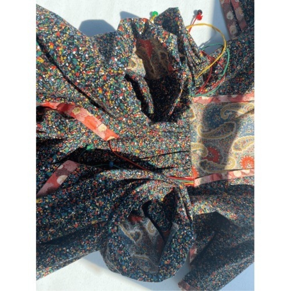 T6 Vintage PJ Walsh New York Floral Paisley Boho Prairie Midi Dress Women’s