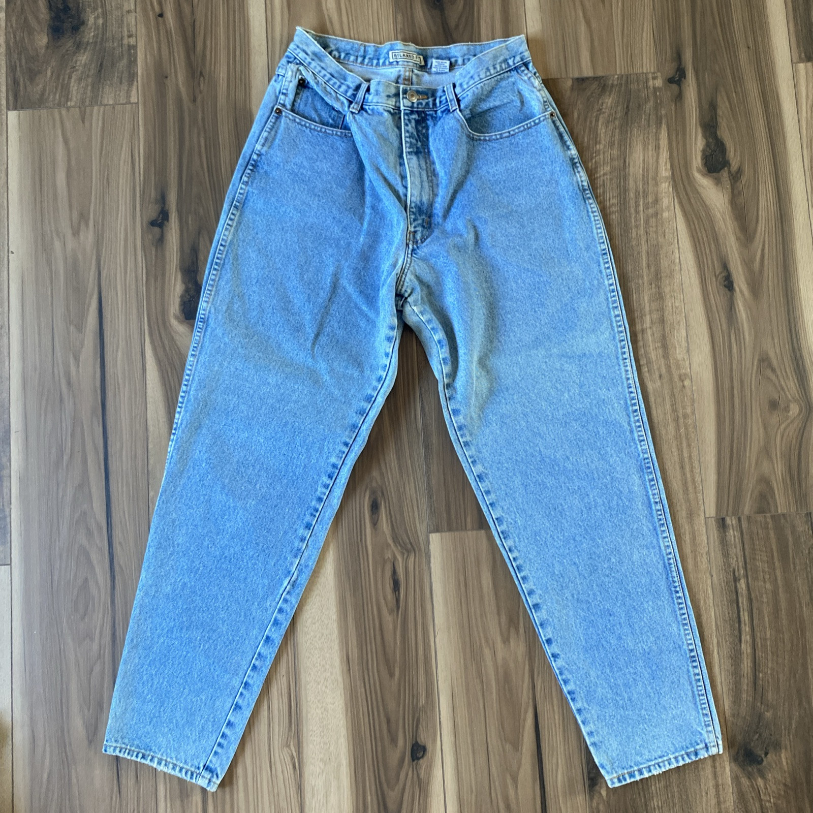 VTG NUOVO County Seat Mom Jean 100% Cotton Denim Women Size 13/14R High Waist