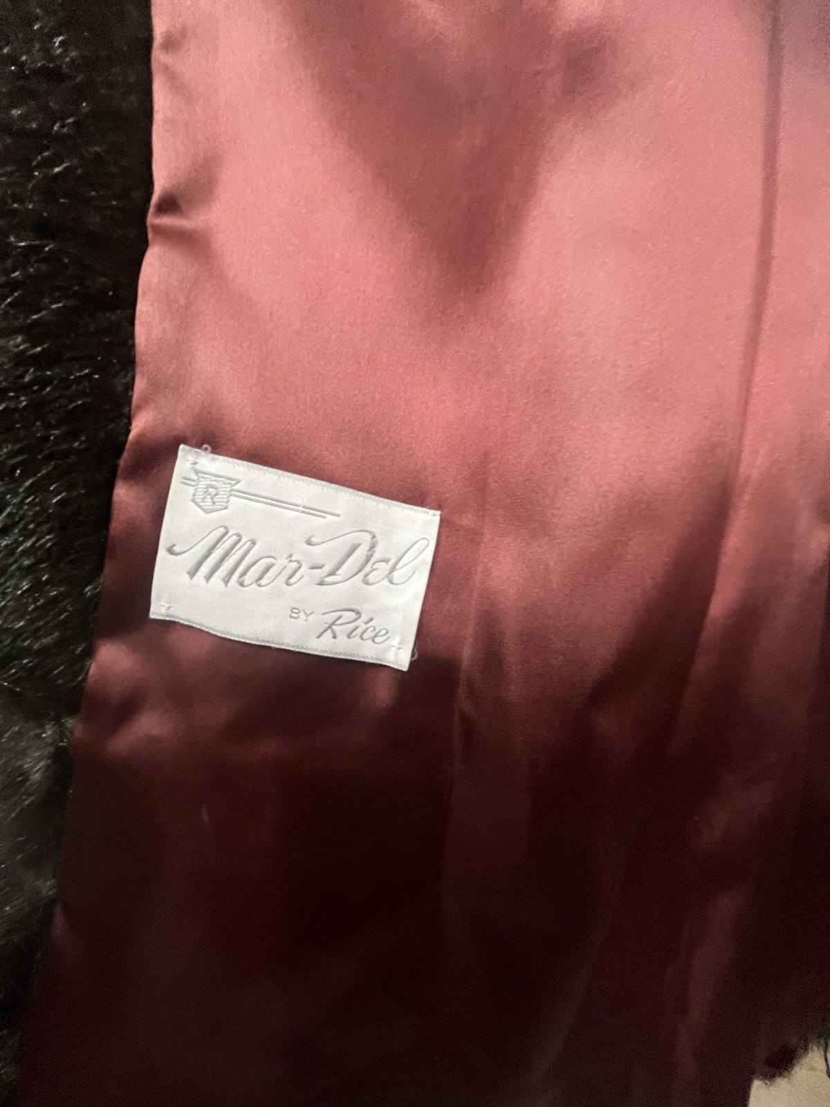 Vintage Real Fur Mink Coat Kilpatrick’s Omaha Mar-Del by Rice Estate Attic Find