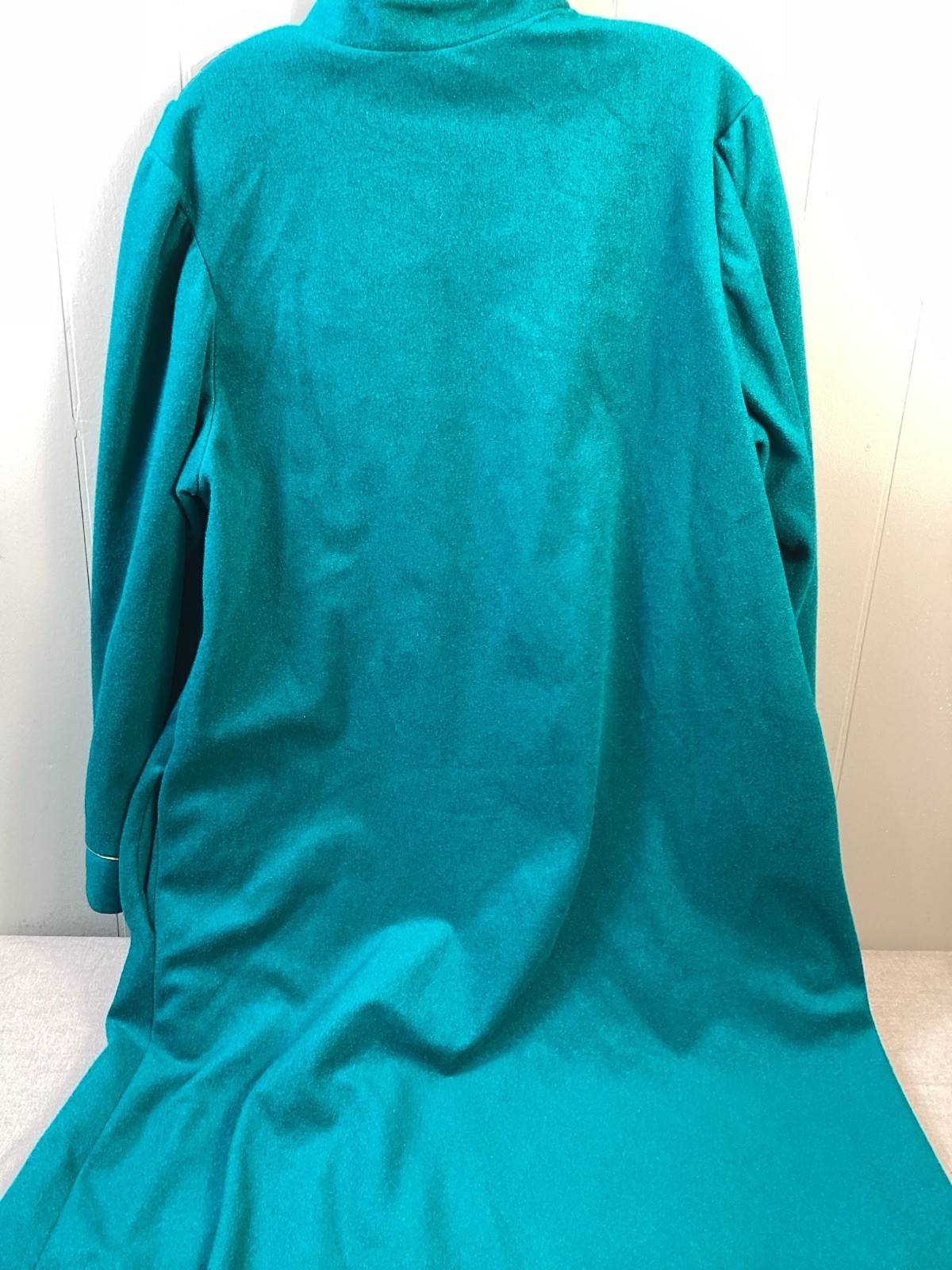 Vintage Just For Women Green Robe Lounge Sleepwear Muumuu Housecoat 90s L XL