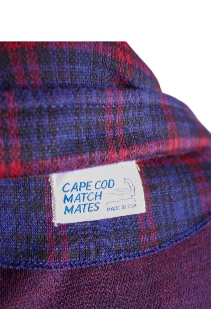 VTG Cape Cod Match Mates 3 Piece Skirt Pants Blazer Set Plaid Blue NOS Tags 18