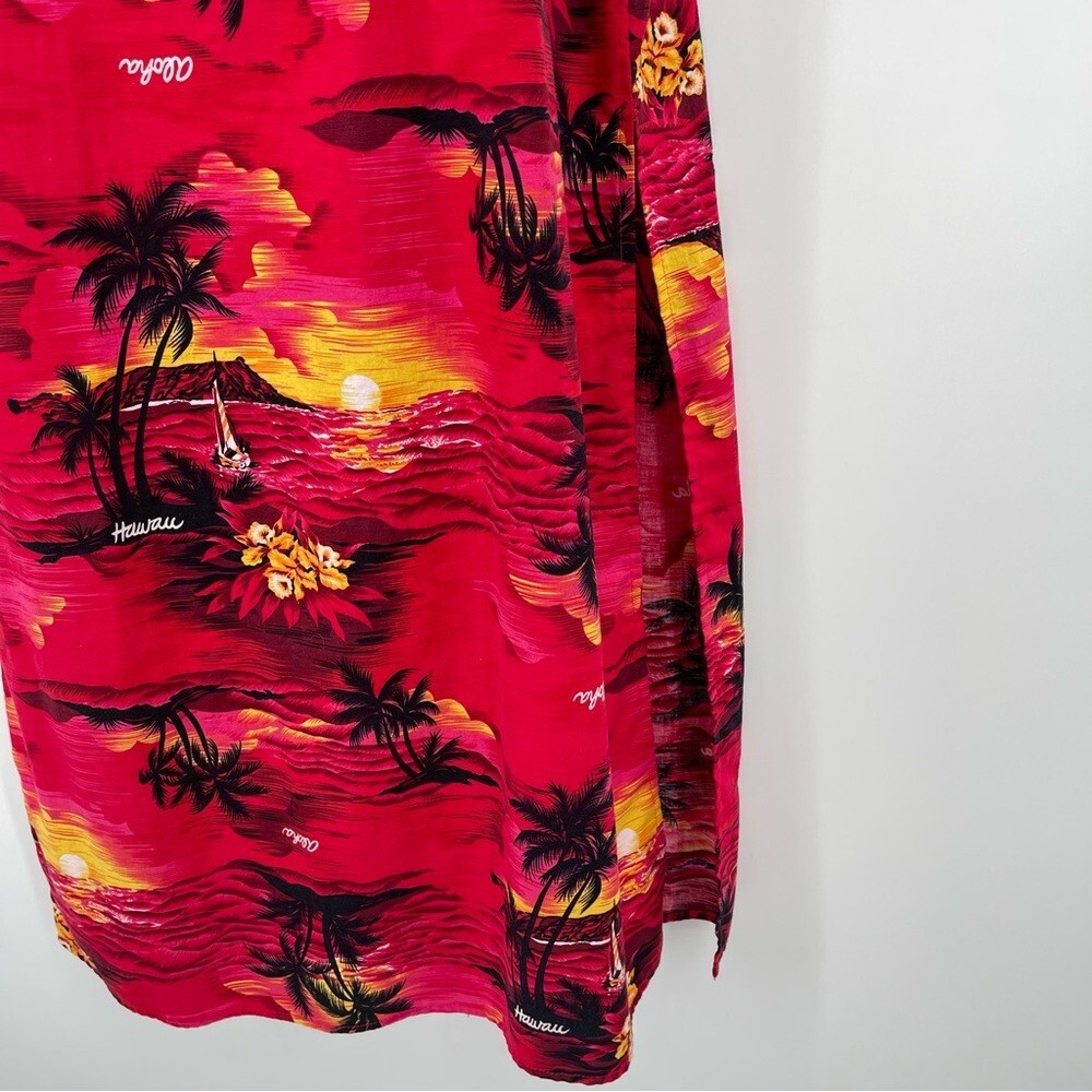 Vintage Royal Creations Hawaiian maxi tank dress resort wear vacation size S/M
