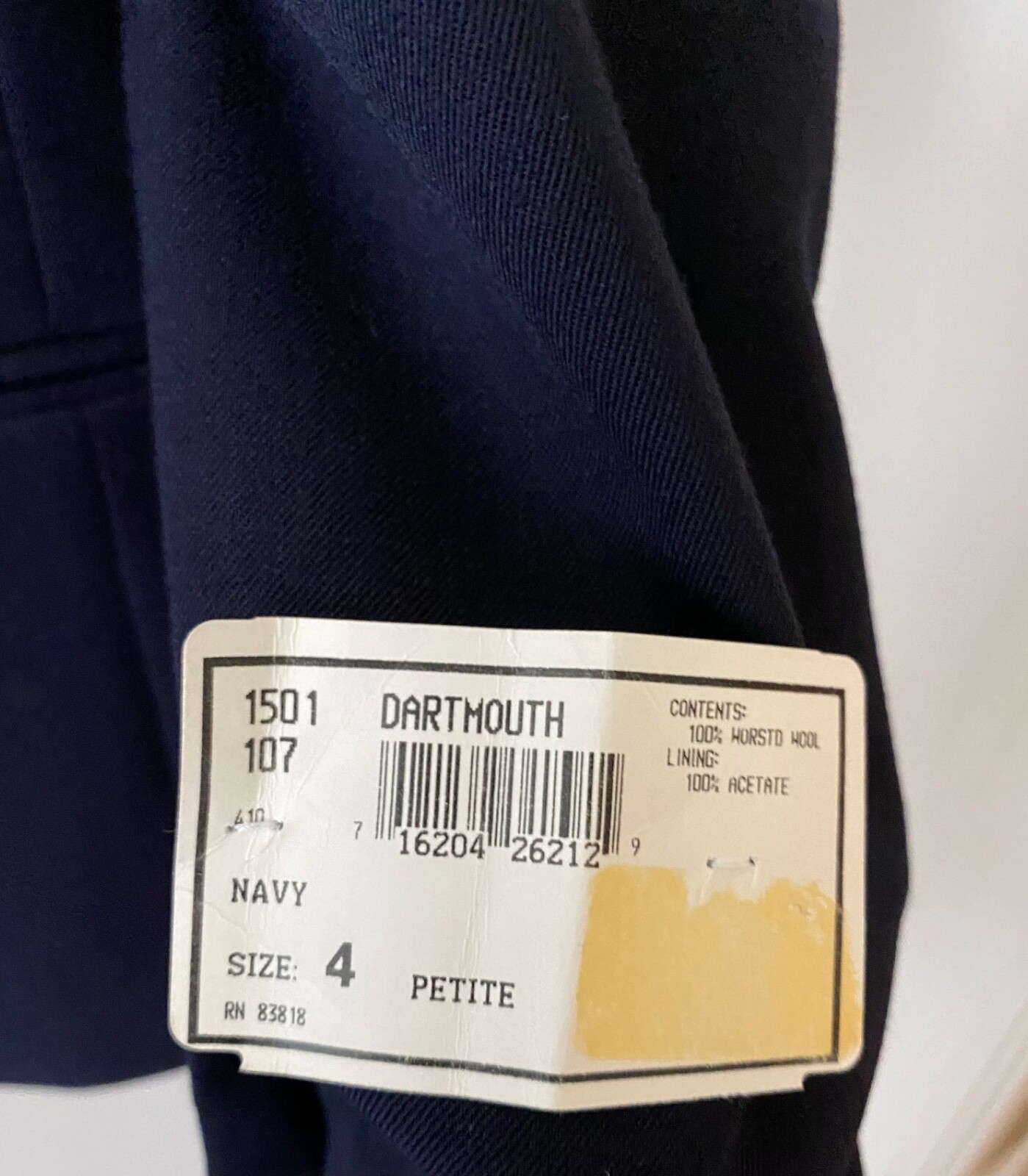 Austin Reed New With Tags Vintage Classic 1990’s Dartmouth Women’s Wool Blazer S