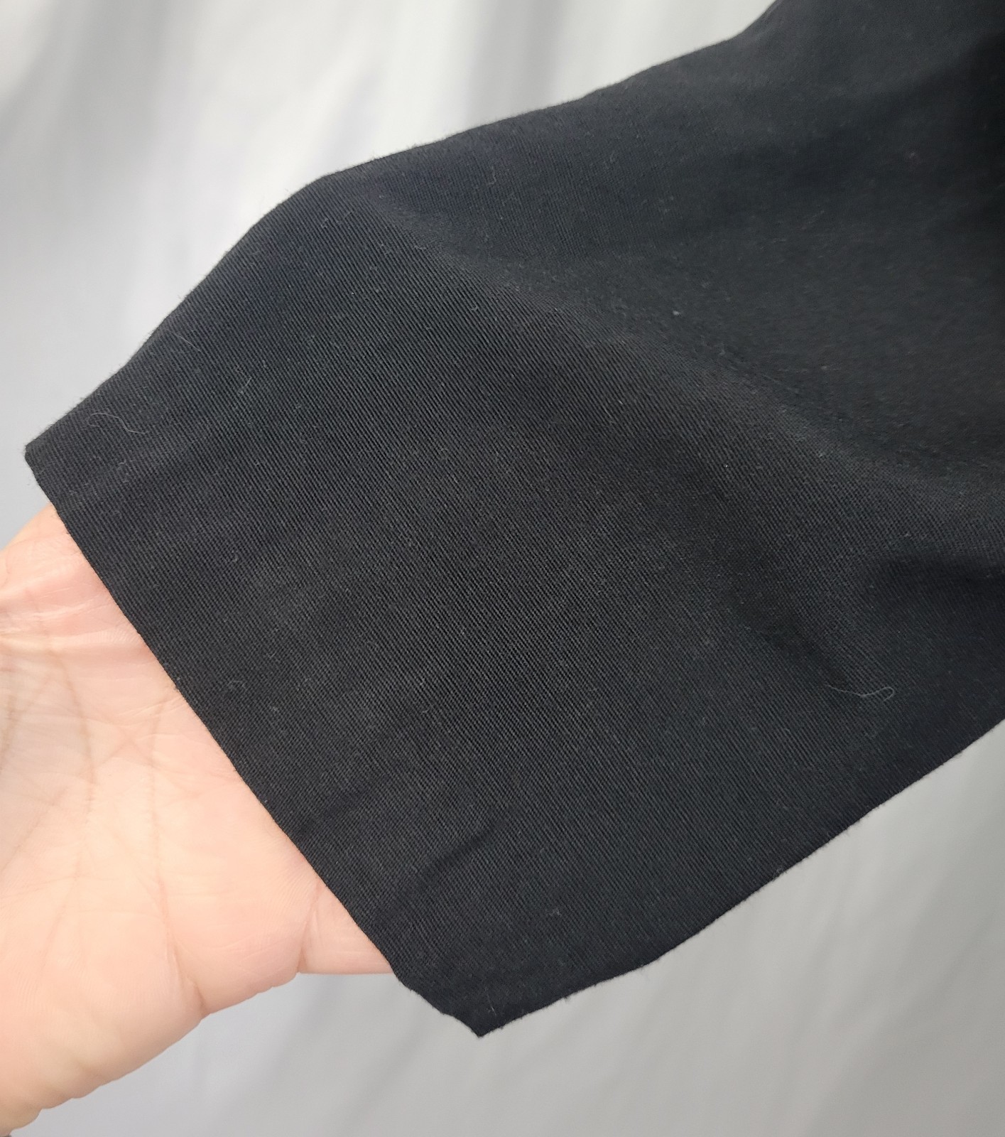 Vtg All That Jazz Black Button Down Sheath Dress w Lace Pocket Square Size 11/12