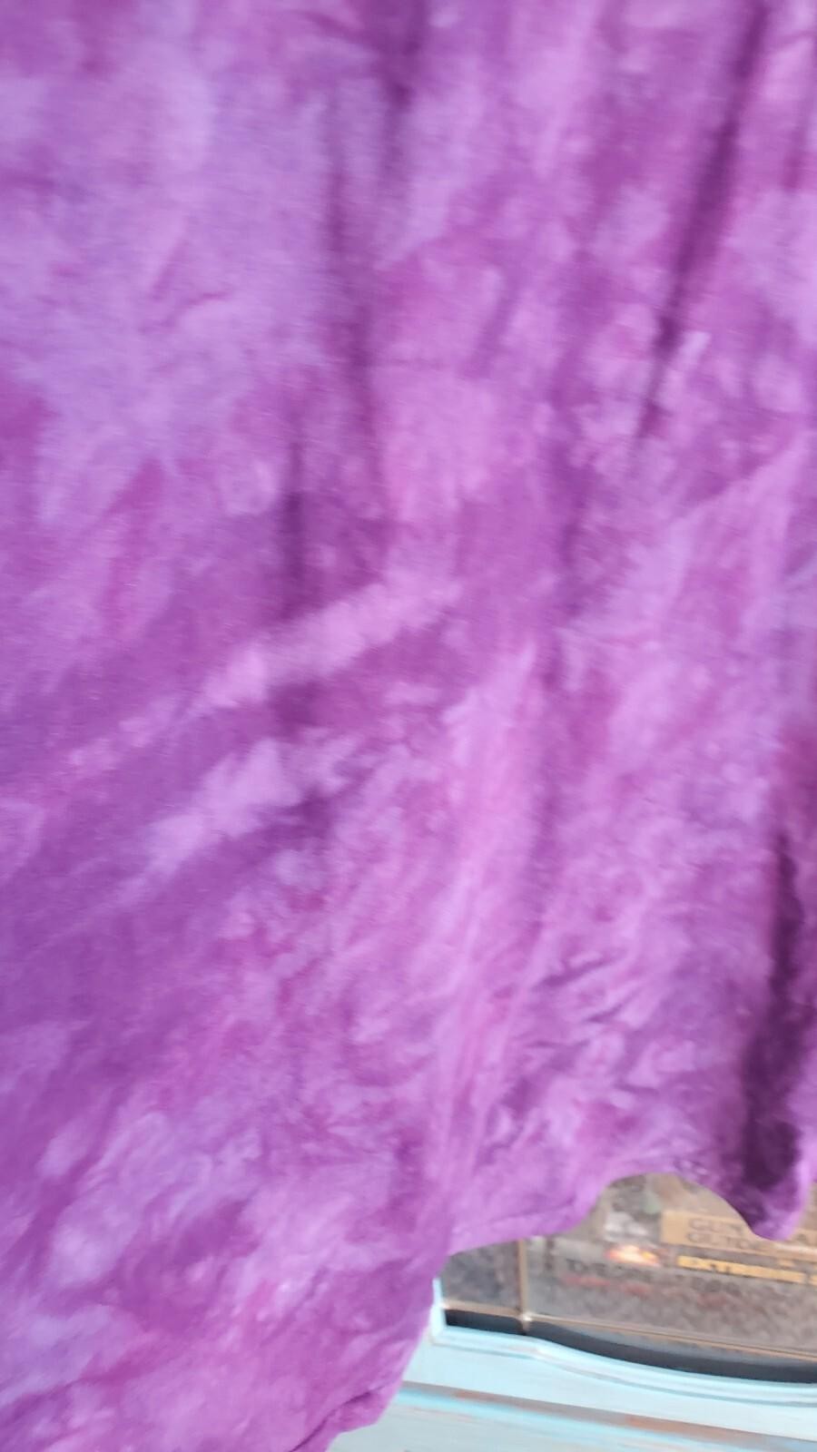 VTG Dharma USA Hand Dyed Cotton Dress Size Small Long Sleeves Maxi Conservative