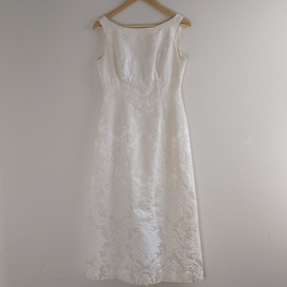 Vintage Union Made USA Mardi Gras Sleeveless Pineapple Dress Size Med