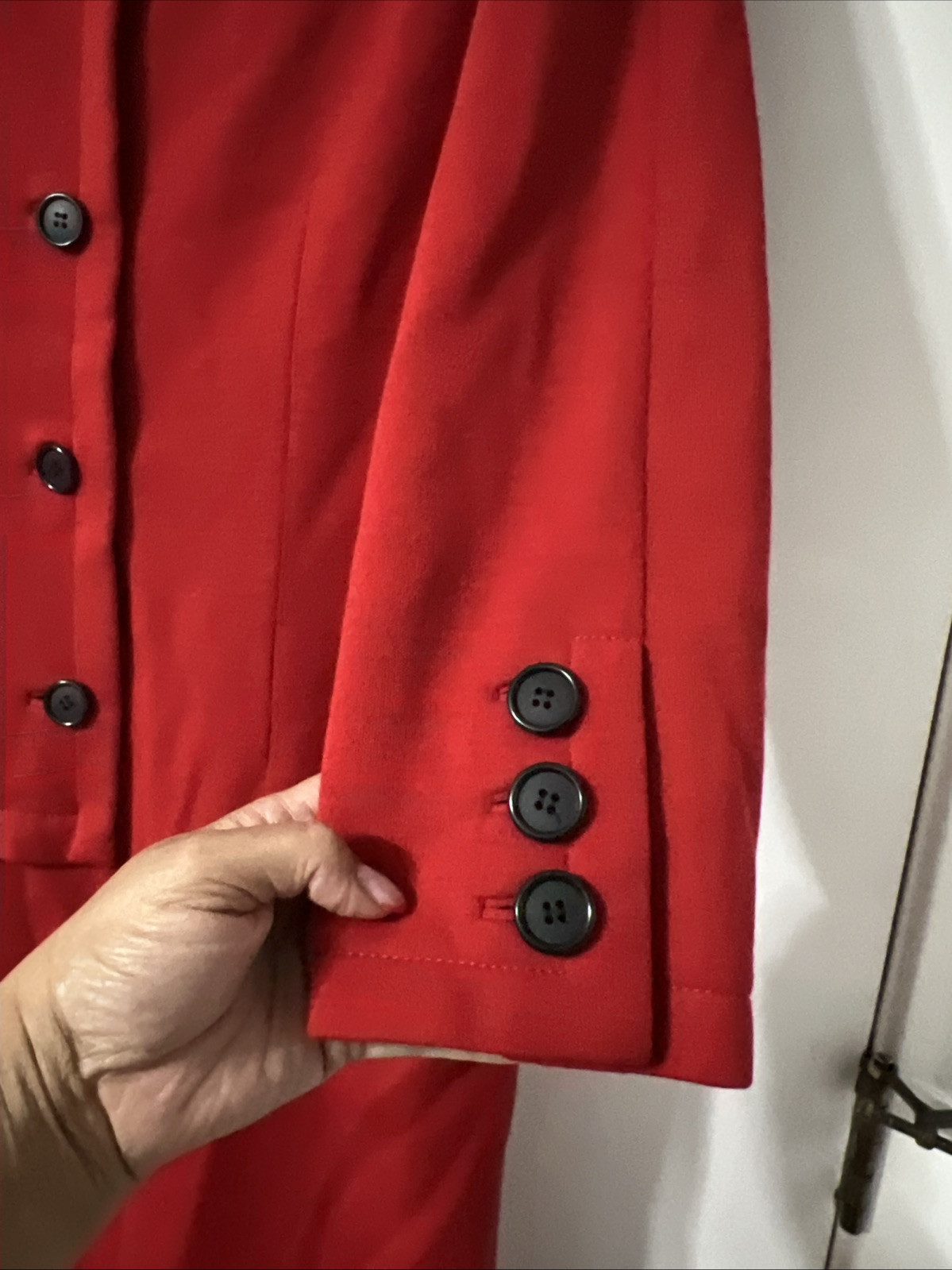 Vintage Bill Blass Red Cocktail Dress Size 12 Union USA Made Luxury READ