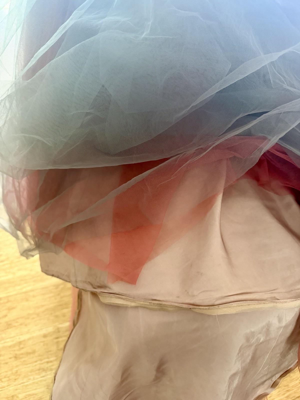 Romantic Custom Vintage Rhinestone Tulle Dusty Rose Evening Party Dress