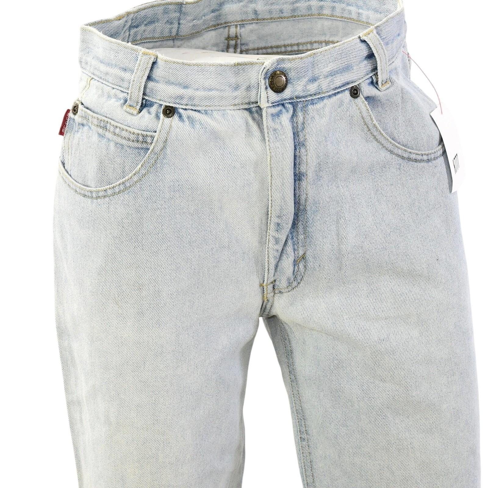 Y2k Bugle Boy Jeans Light Wash Straight Leg Denim Relaxed Fit Womens 4 Faded