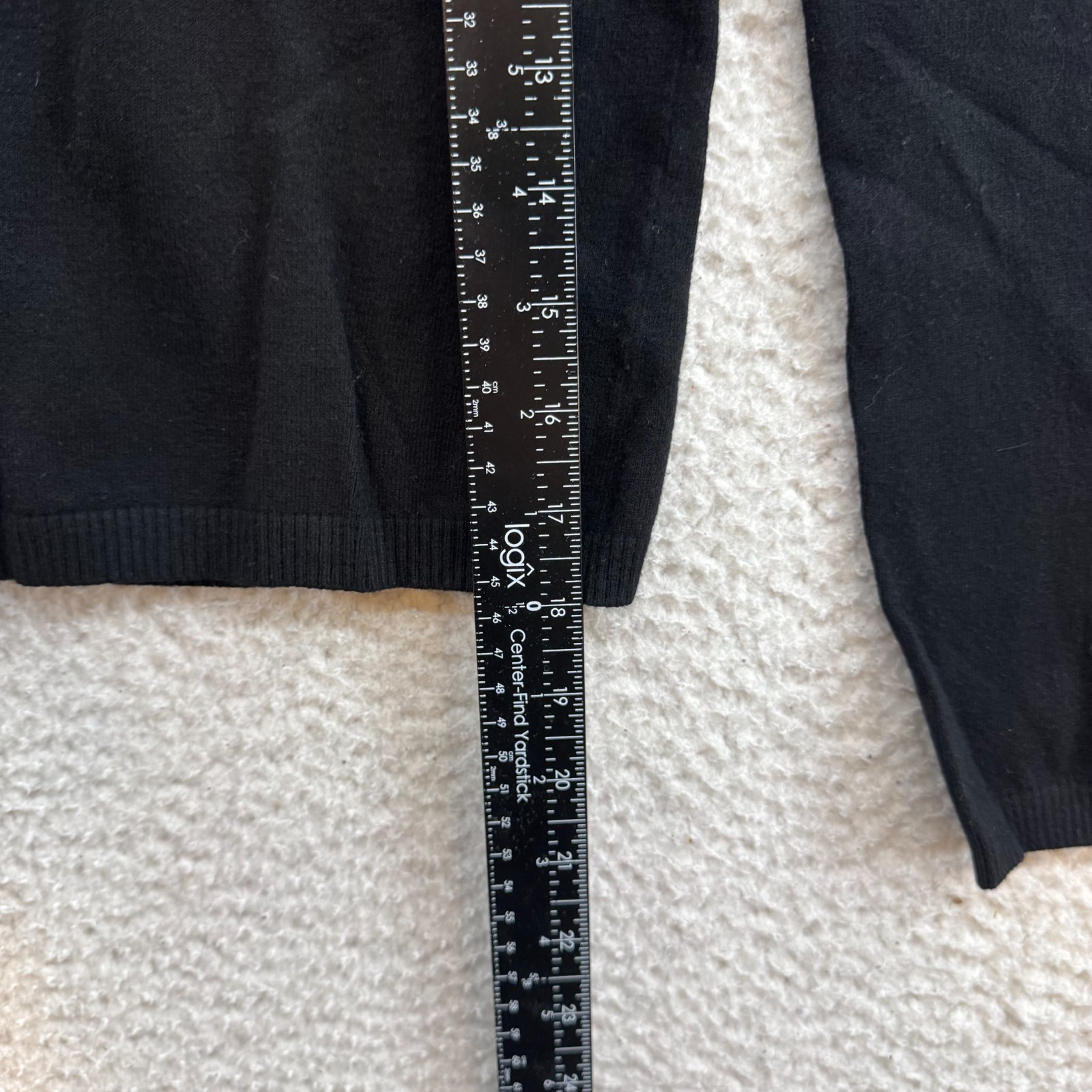 Y2K Vintage Top XS Black Knit Long Sleeve Criss Cross Keyhole Neckline Corpcore
