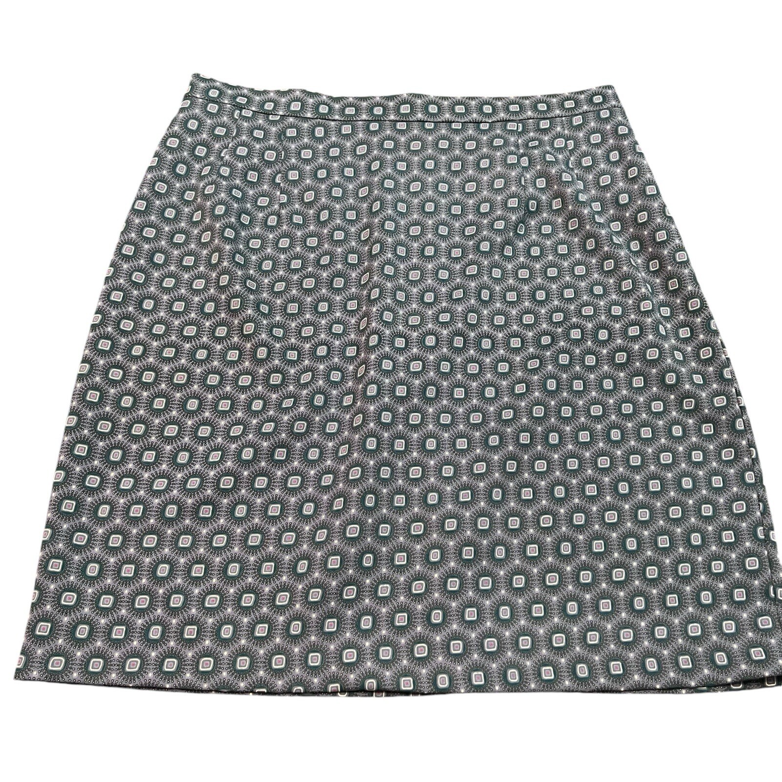 Audris Vintage 90s Jewel Print Two Piece Set Size 16 Top and Skirt