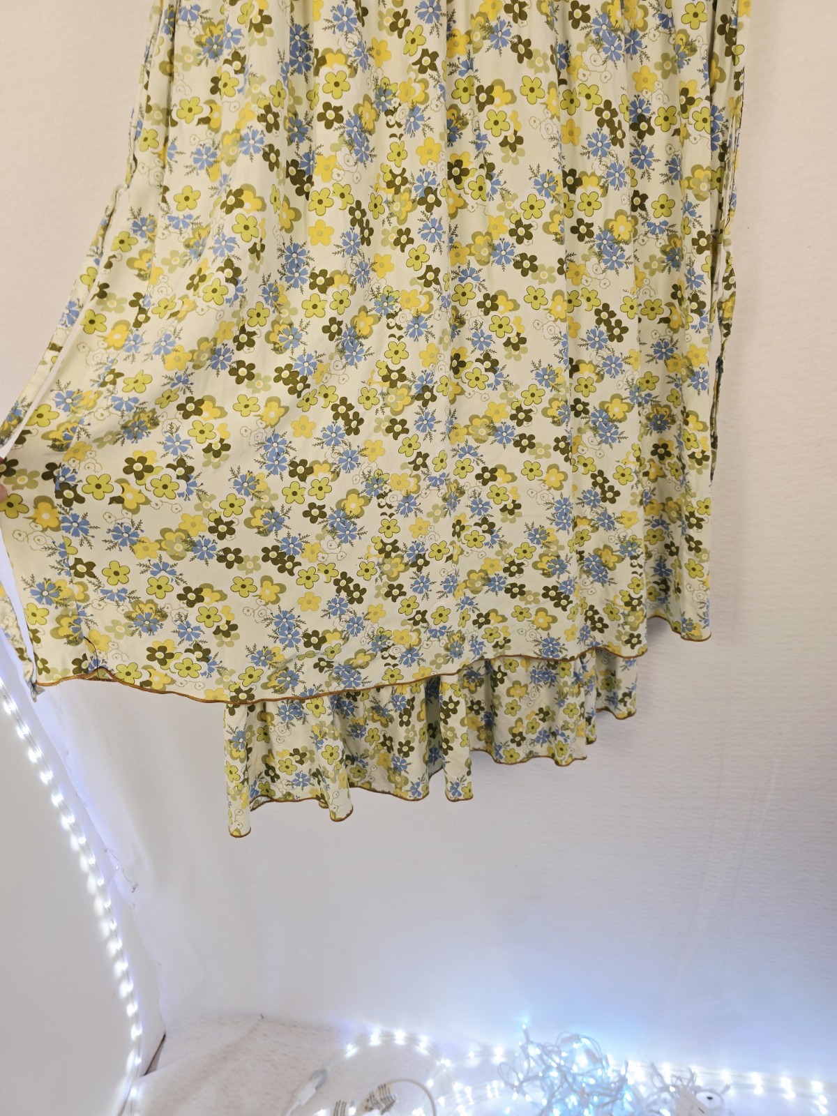 Mother 2 B maternity/breastfeeding Vtg 90s Country Girl Lined Dress. Ladies Med