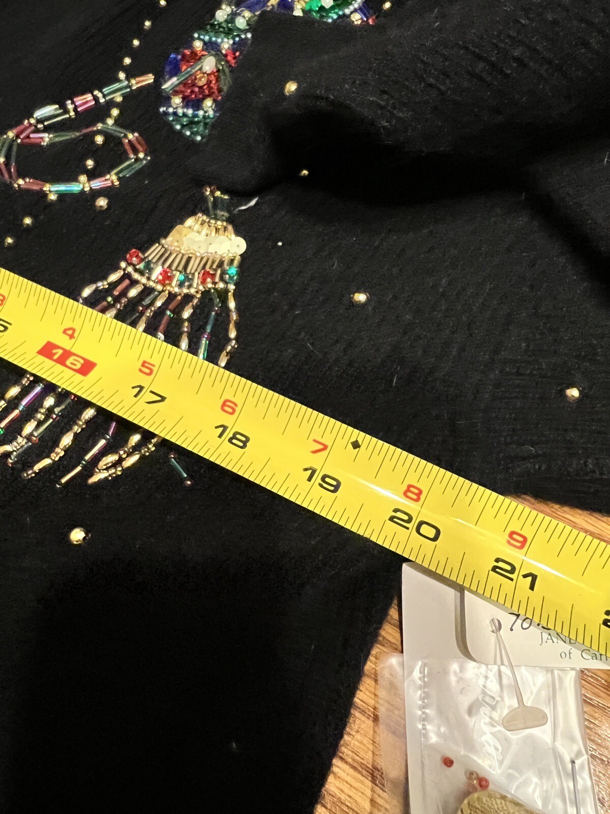 Marisa Christina 1994 Ornament Sweater Vintage NOS Women’s Top