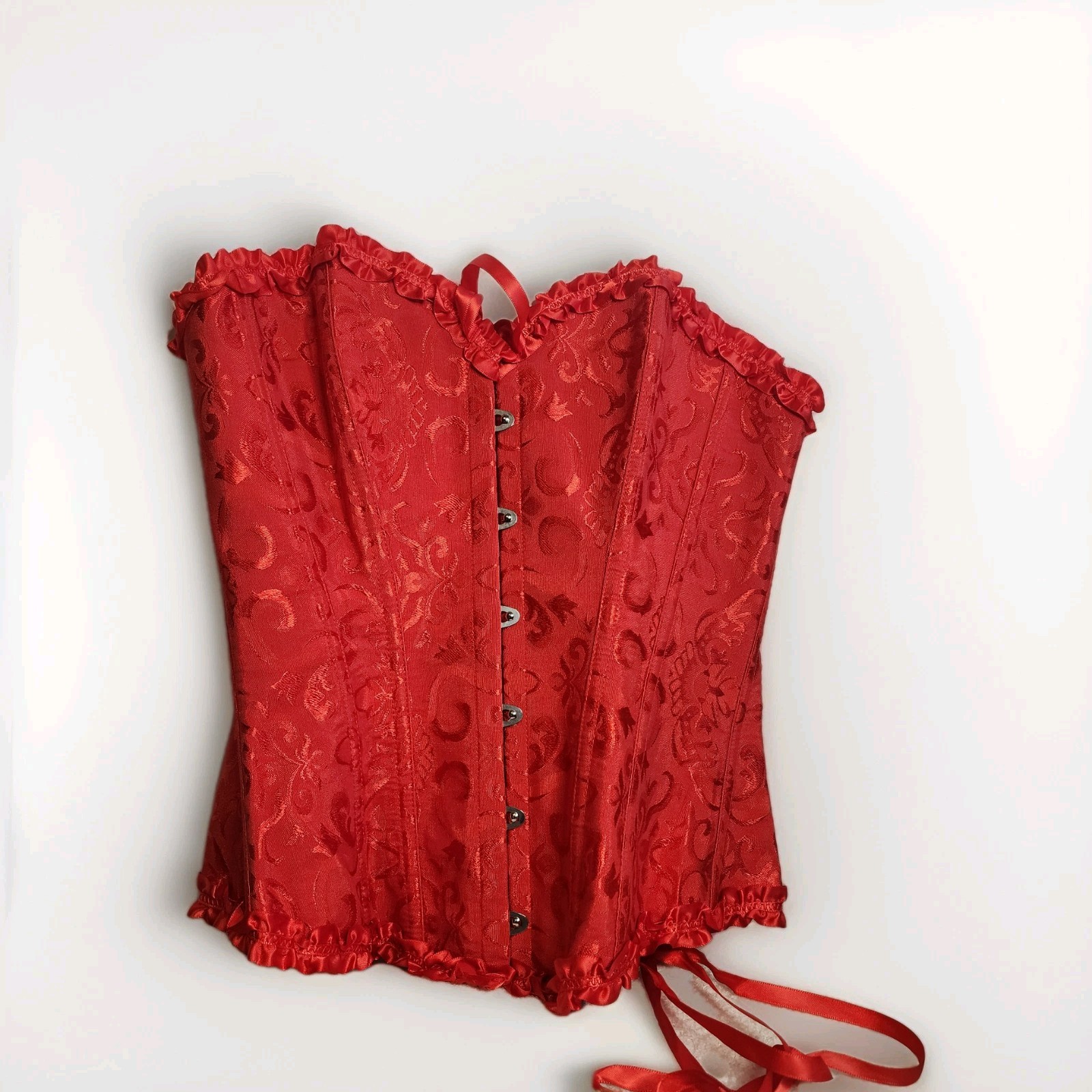 Corset Top Classic Bustier Red Color