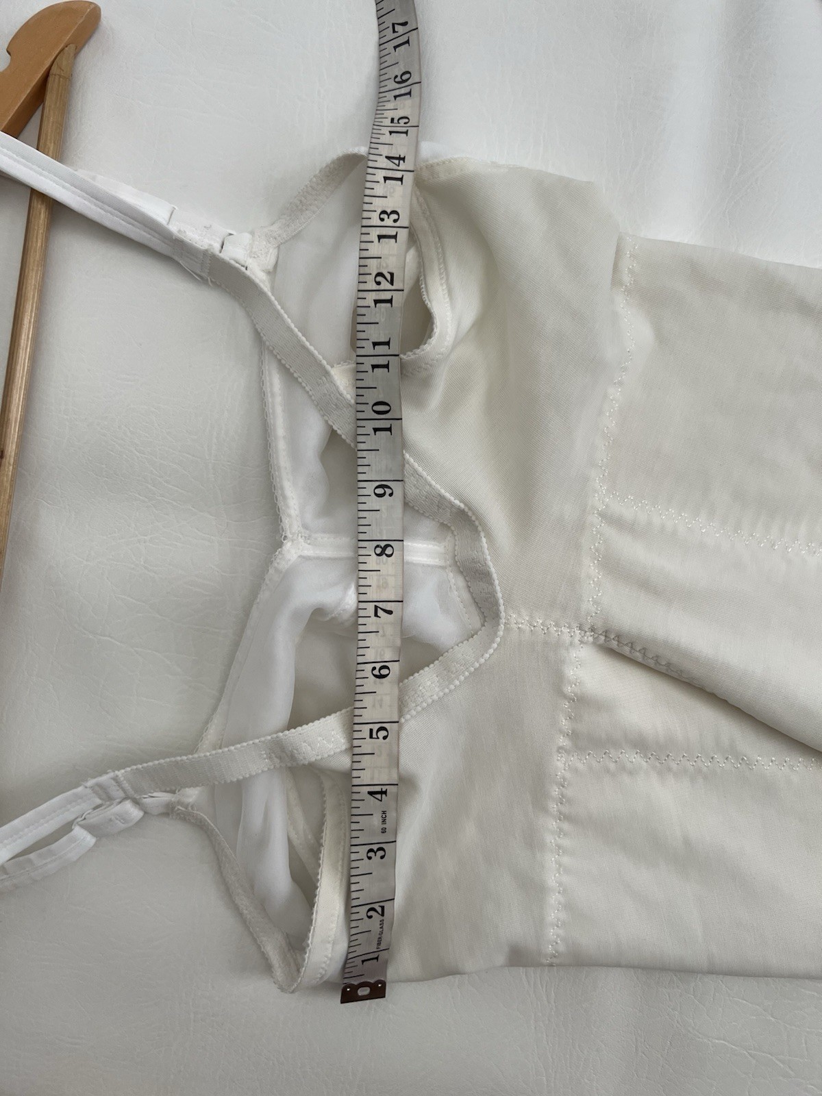Subtract Vintage Ivory All In One Shapewear Bodysuit 38C Union Label Cottagecore