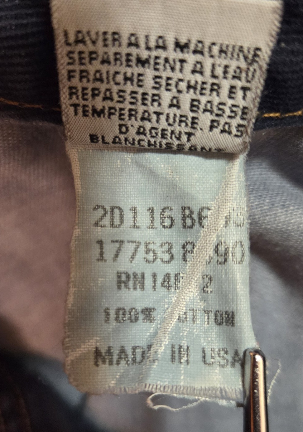 VTG Marithe Francois Girbaud Women Jeans 11/12 (28×26) Taper Straight USA Made