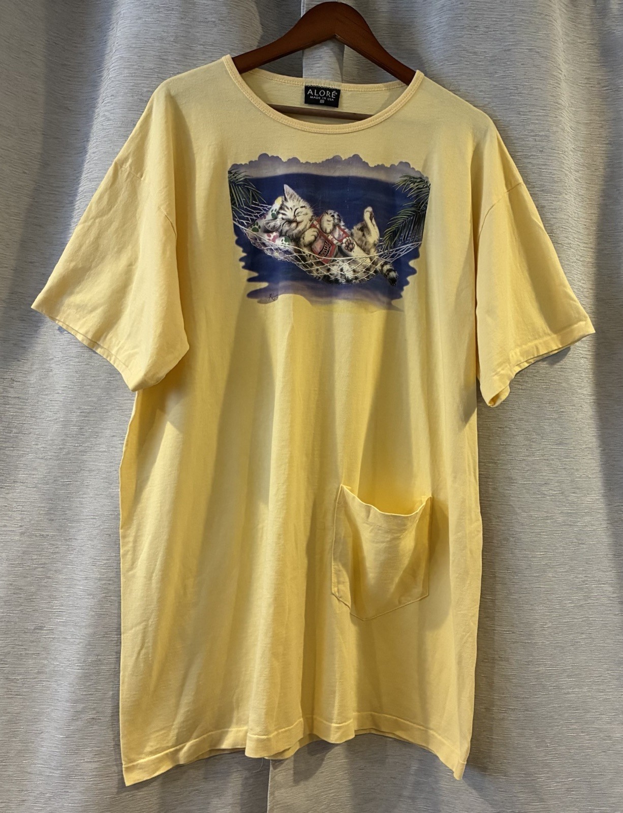 Vintage Official Cat Lover Moomoo Top 90s Retro One Size