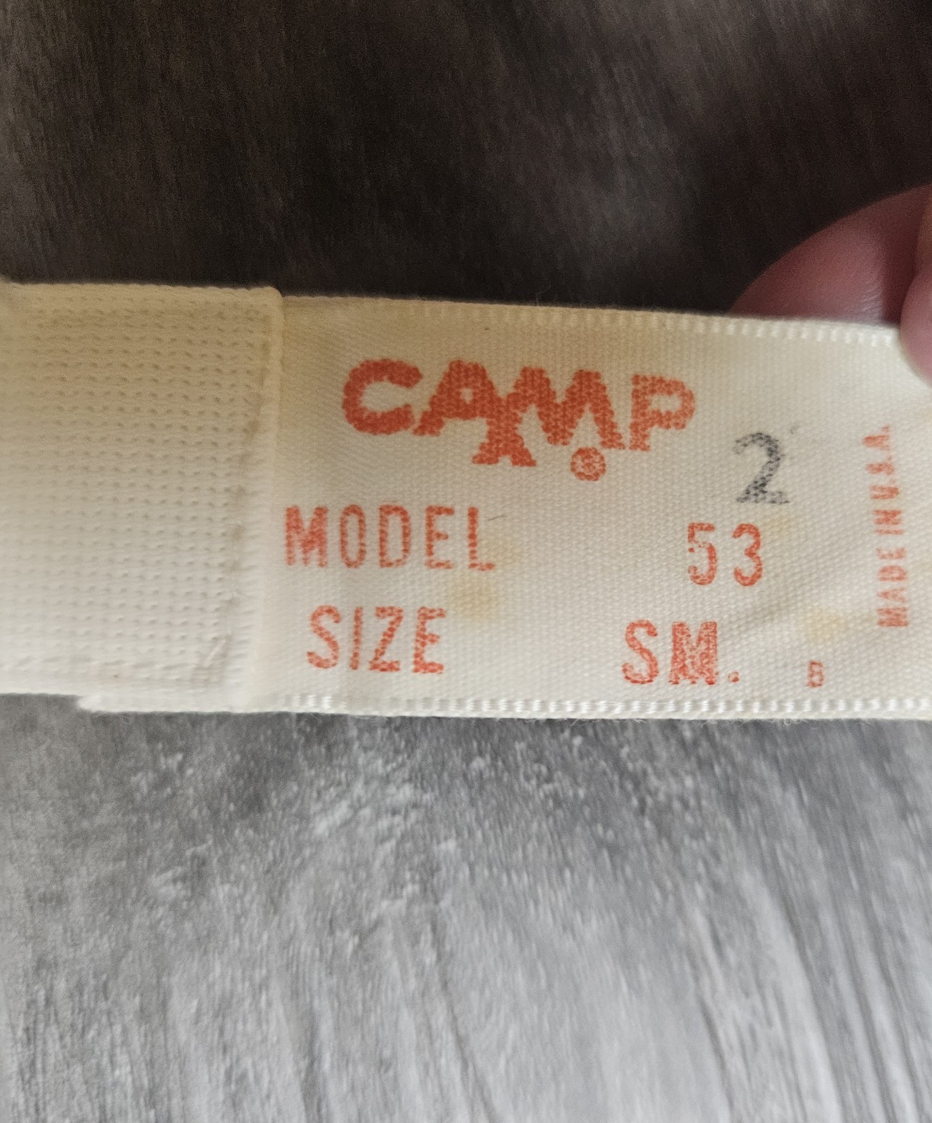 Vintage CAMP Lace Up Medical Lumbar Support Back Brace Canvas Corset Dress Up SM