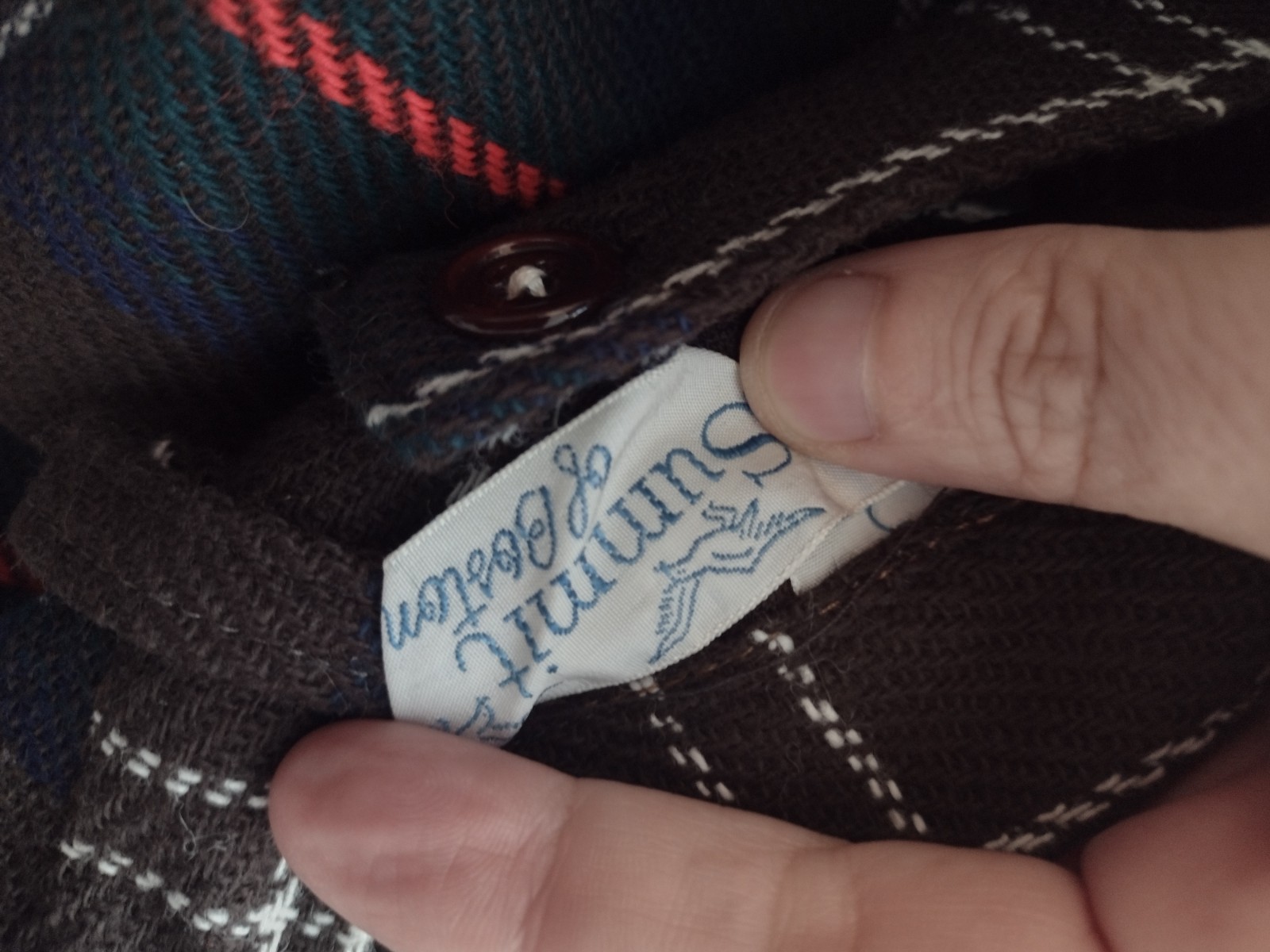 Vintage Preppy 70s Summit Of Boston Plaid Wool Skirt Heritage Dark Academia Sz S