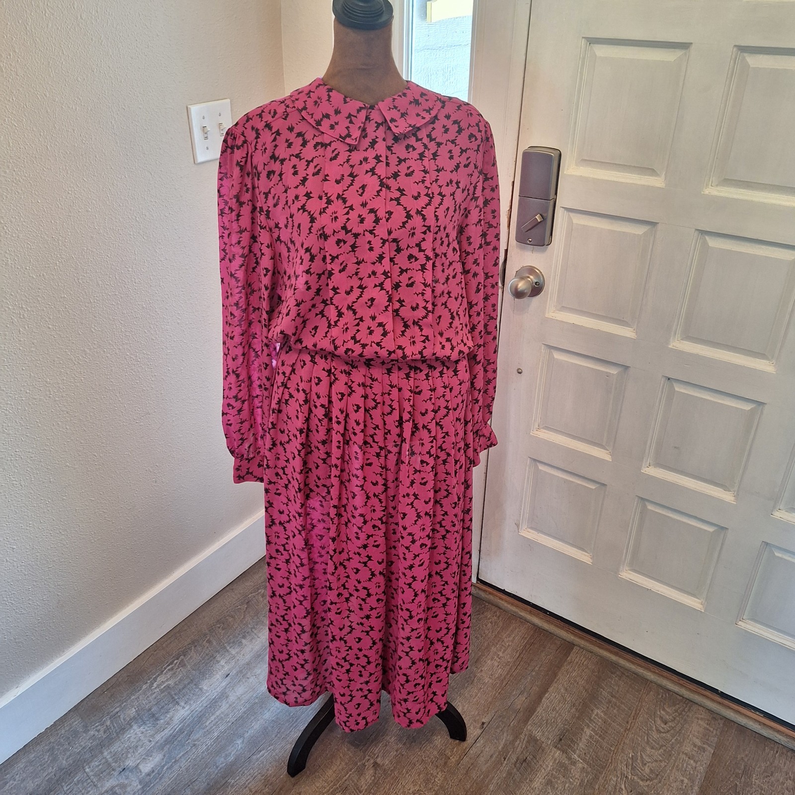 Vtg 80s Compositions Skirt Set, Size 12