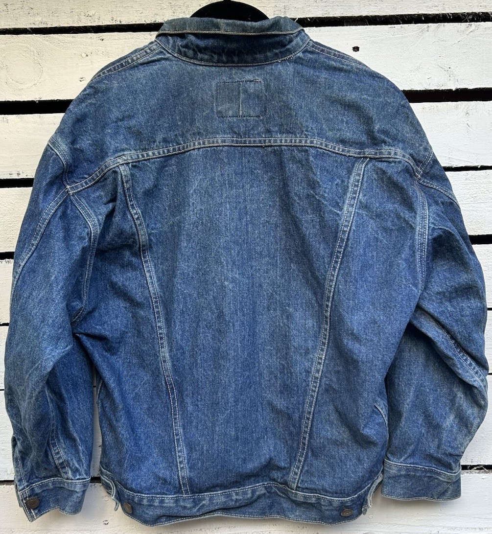 Vintage Levis Trucker Jacket Jean Jacket 1980s Denim Coat 77930-7206 Size M