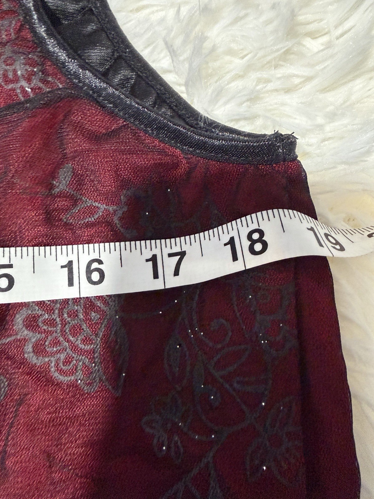 VTG Cocomo Victorian Lace Sleeveless Top Large, Renaissance, Witchy, gothic