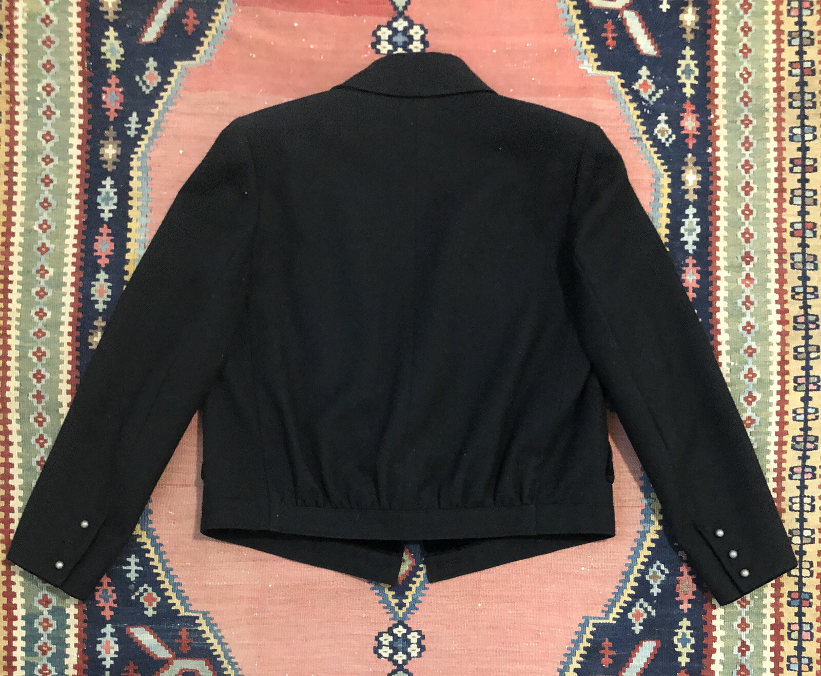 CHLOE VINTAGE BLACK JACKET MADE IN FRANCE SIZE 36