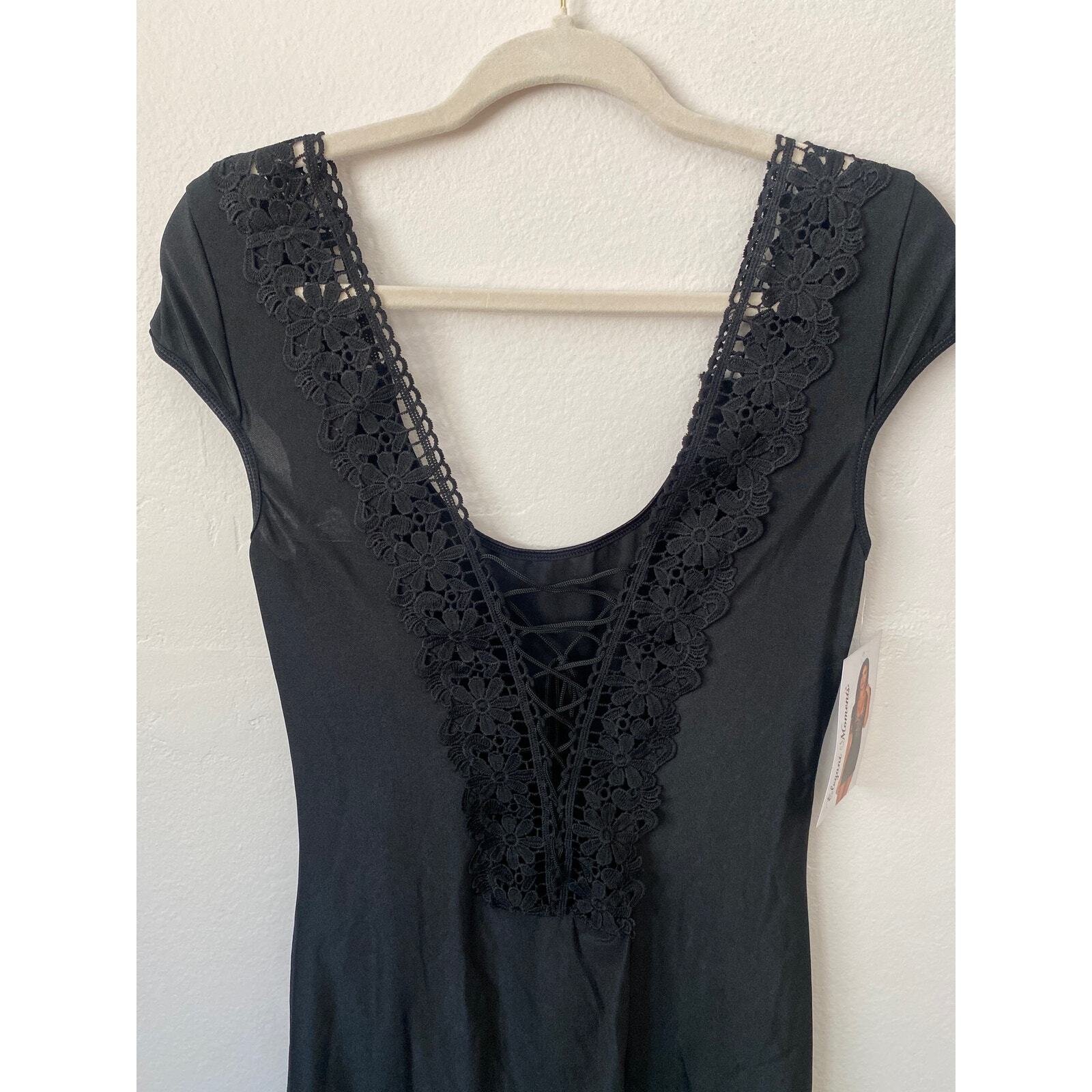Elegant Moment Black Mini Dress M