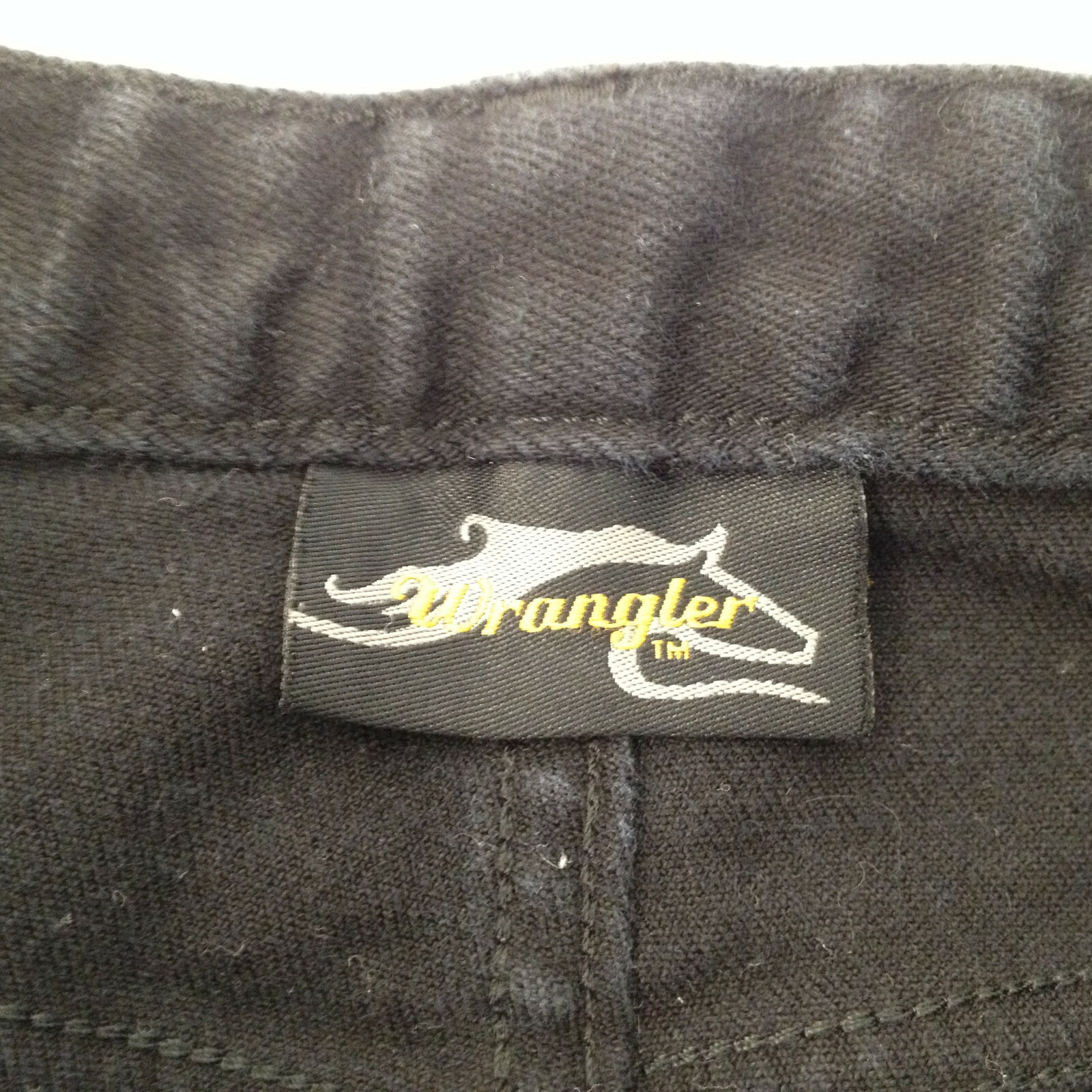 Vintage Wrangler Women Black Denim Stretch Jeans Red Tag Size 15-16 32