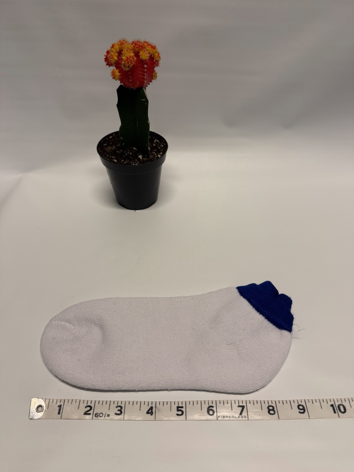 VTG Women’s Socks New Ankle 9-11 Low Cut USA 70s 80s Cotton Blend Royal Stripe
