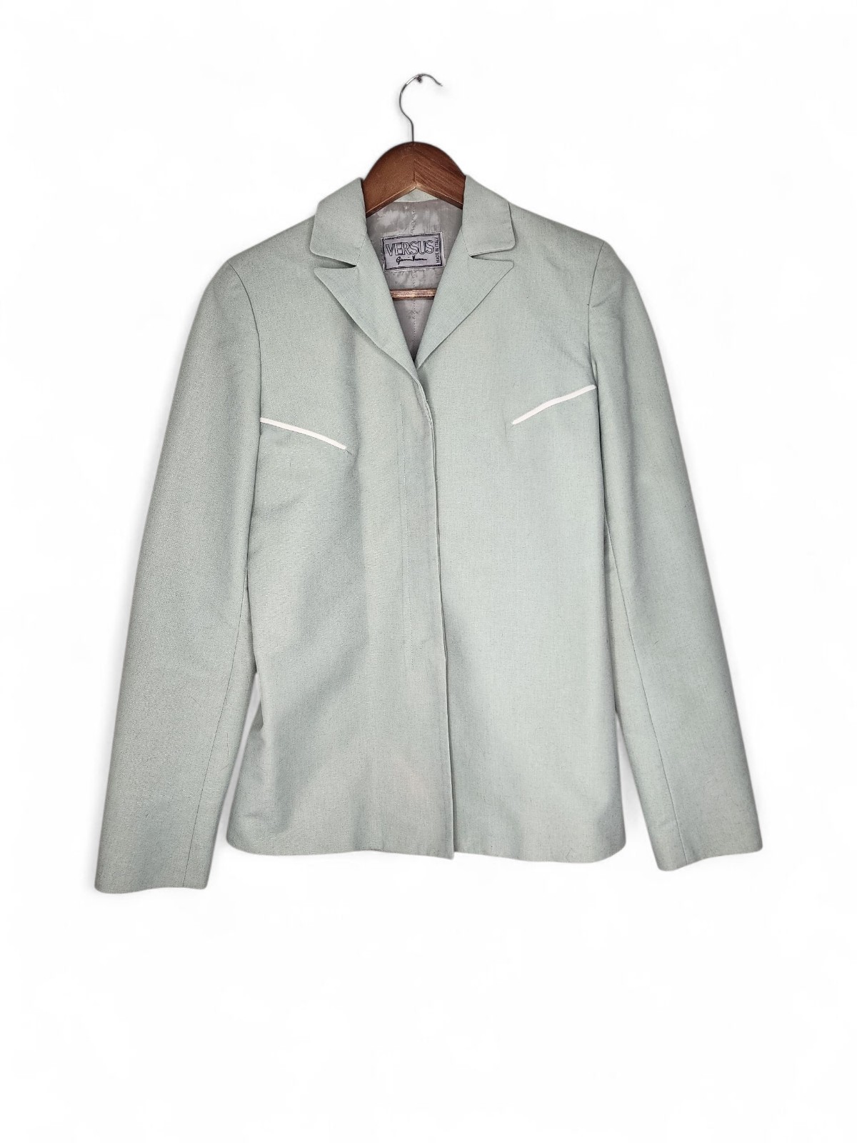 1990s Versus Gianni Versace Vintage Blazer in Pistachio Green