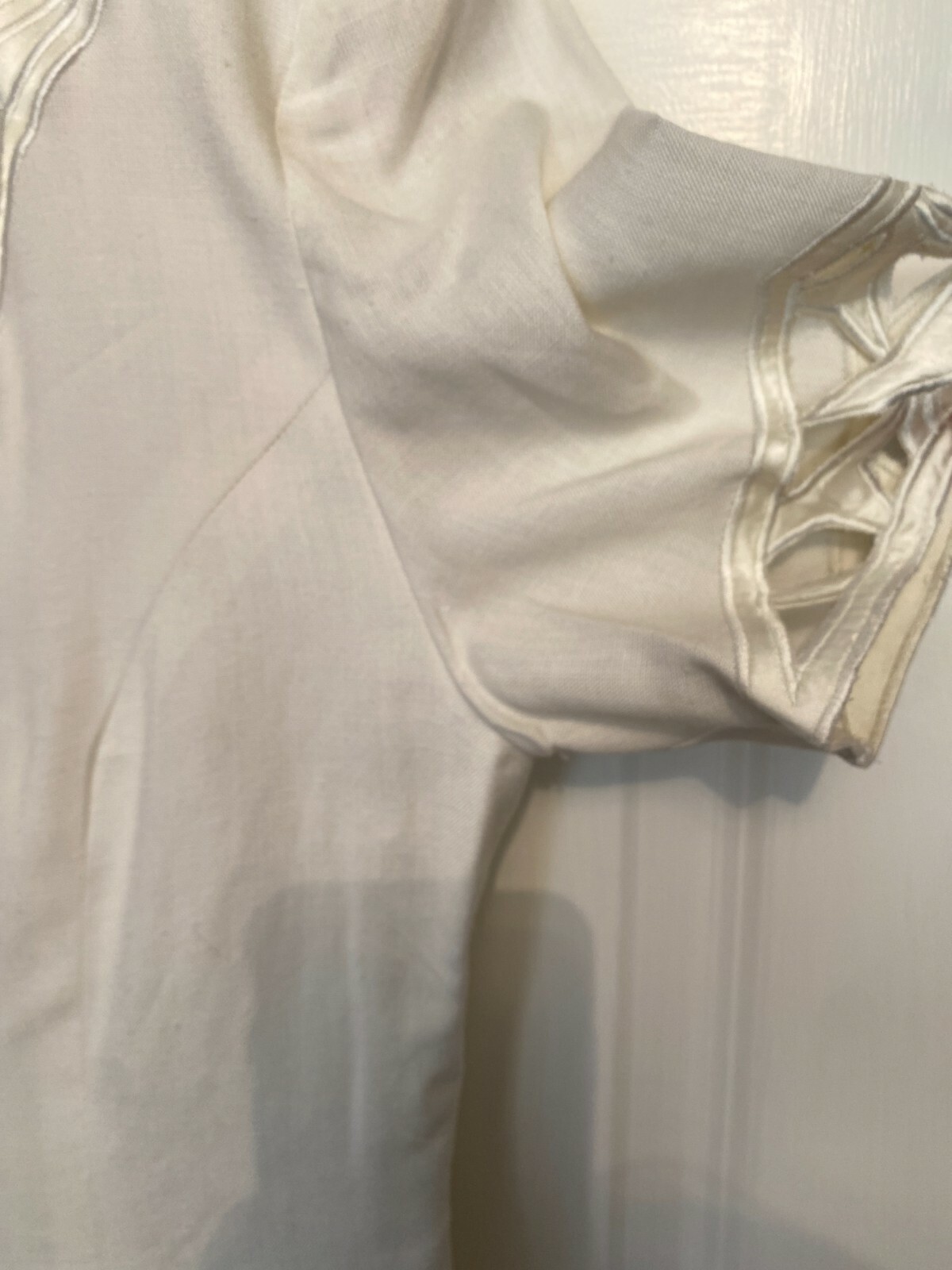 Pia Rucci vtg 1980s Dynasty-style white dress Sz 10 cutouts party or wedding