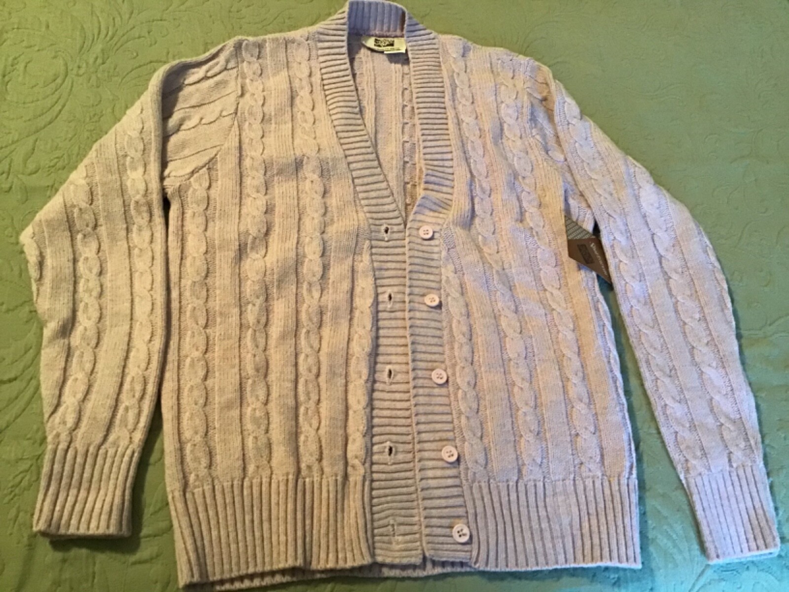 NEW NWT 1970s Vintage SEARS The Fashion Place CARDIGAN Sweater Women’s M Medium
