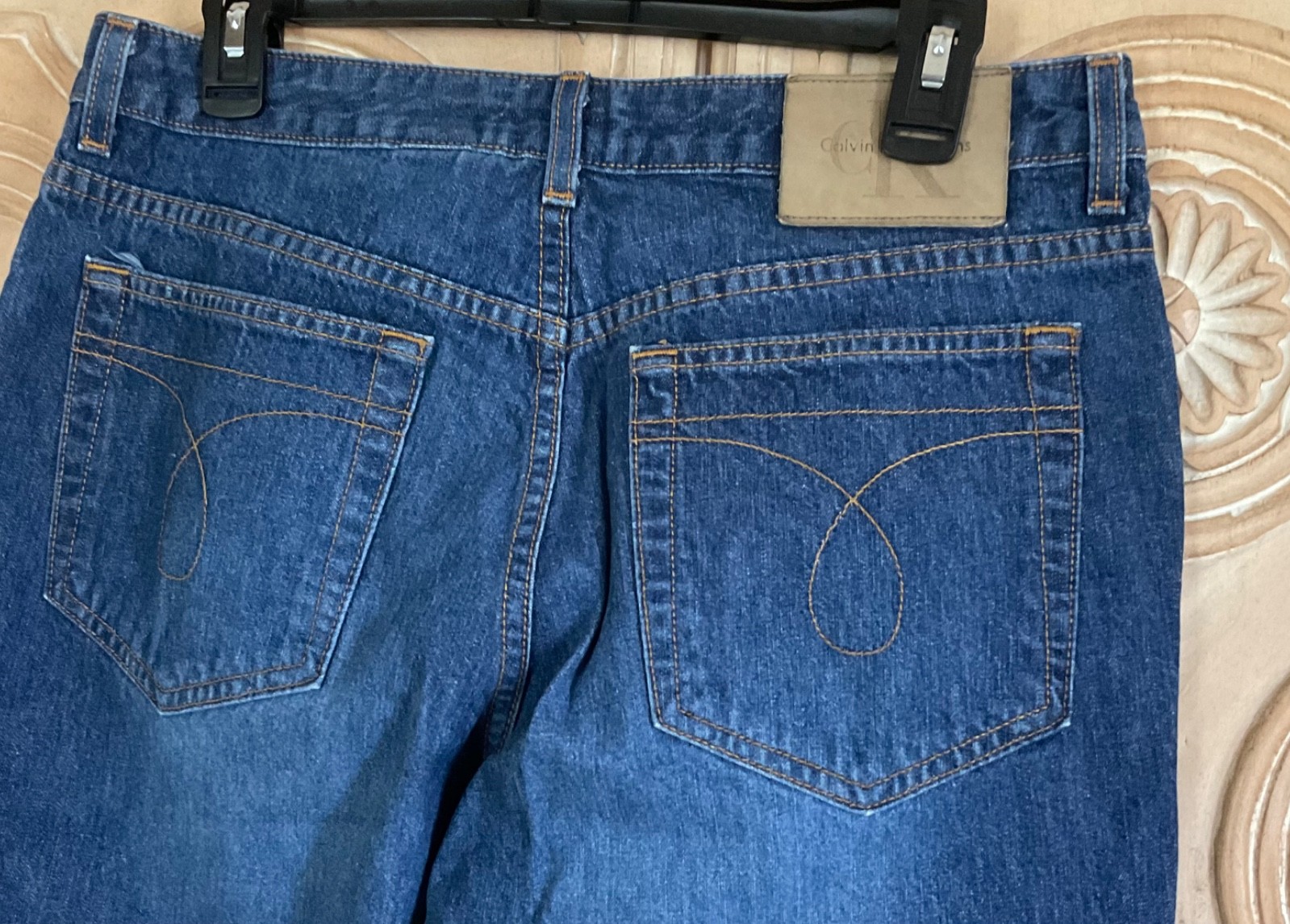 Calvin Klein CK Jeans Size 11 RARE Vintage USA made 100% Cotton Denim UnWorn