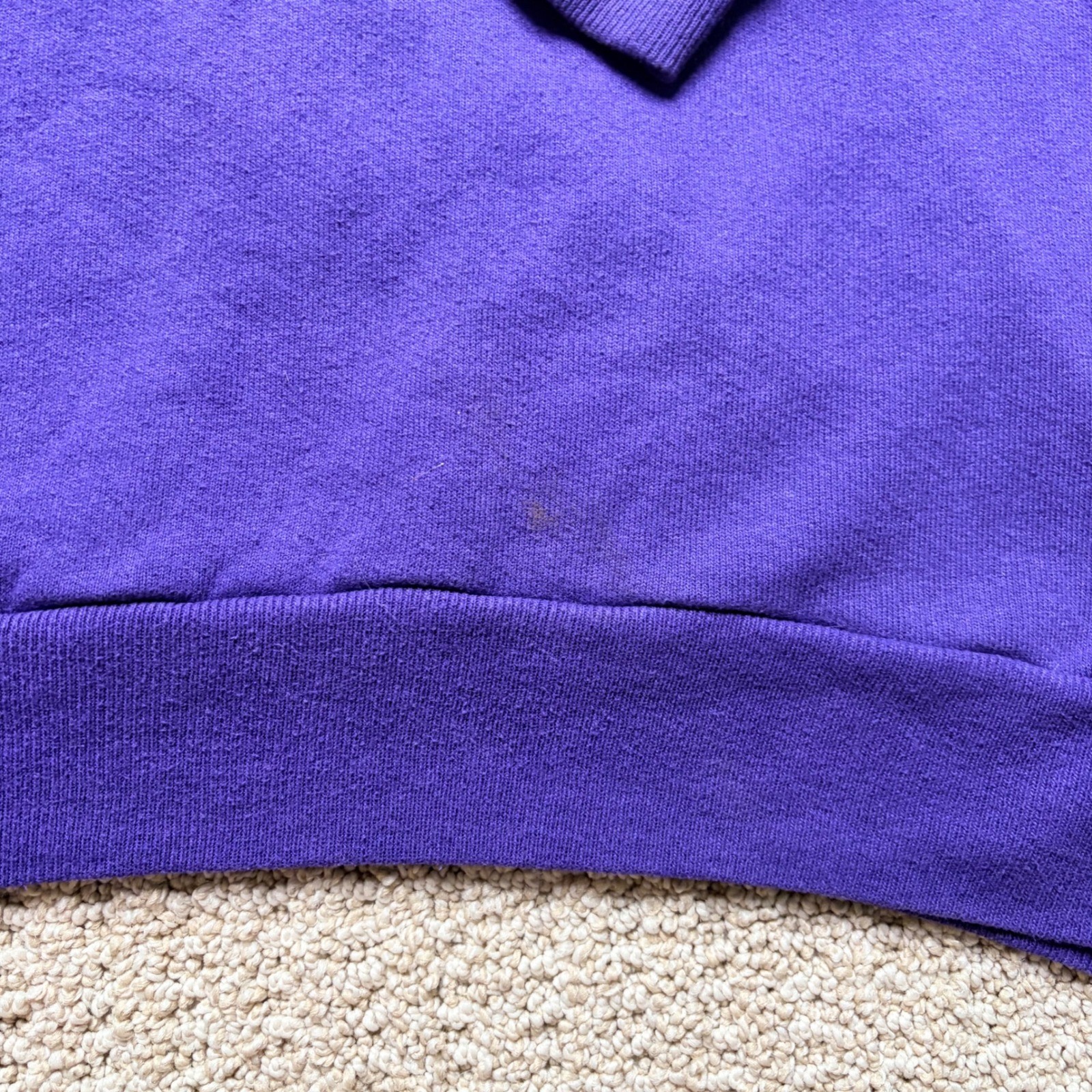 Vintage Morning Sun Purple Winter Tree Graphic Collared Sweatshirt 3X USA Made