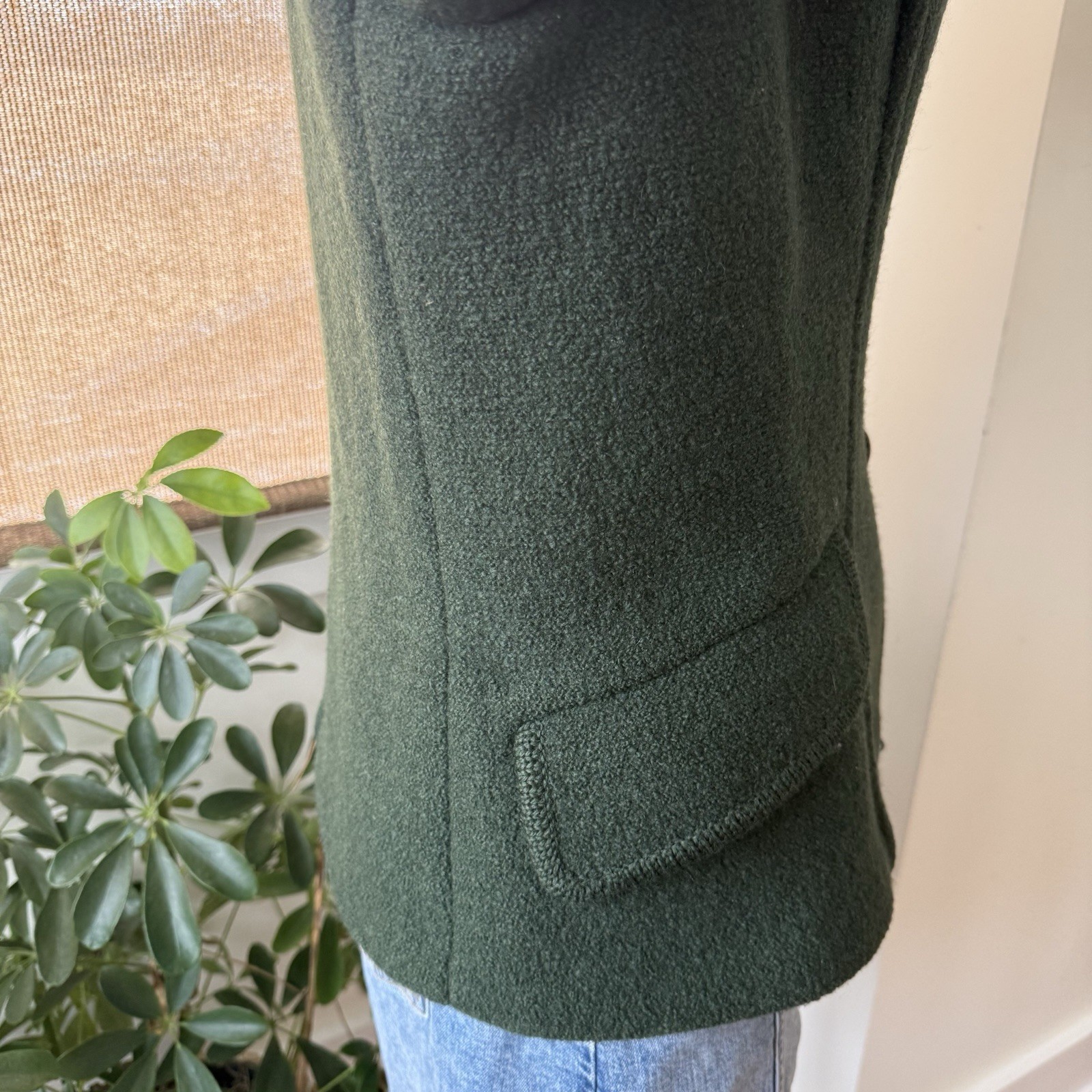 Vintage Salzburger Shetland Wool Jacket Women’s Large Austria Hunter Green