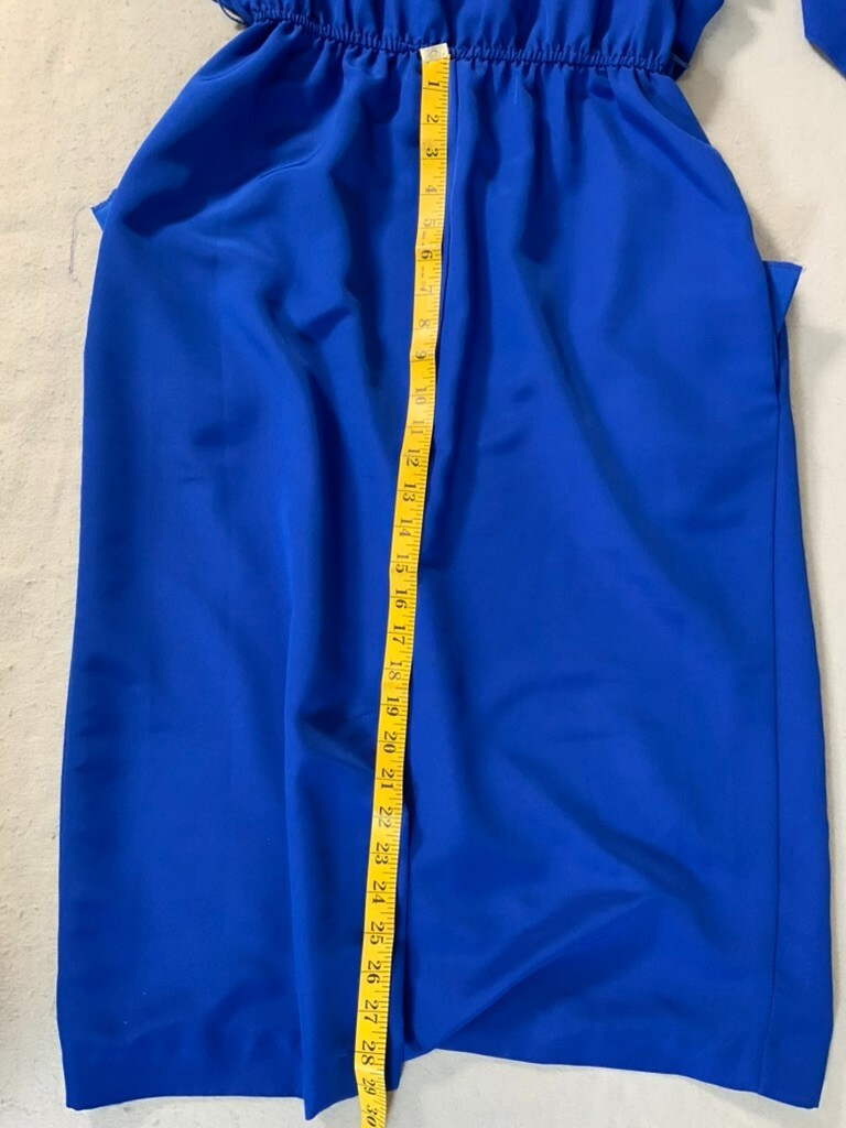 Vintage Women’s Kay Brandon for H&A blue Dress Elastic Waist 11/12V