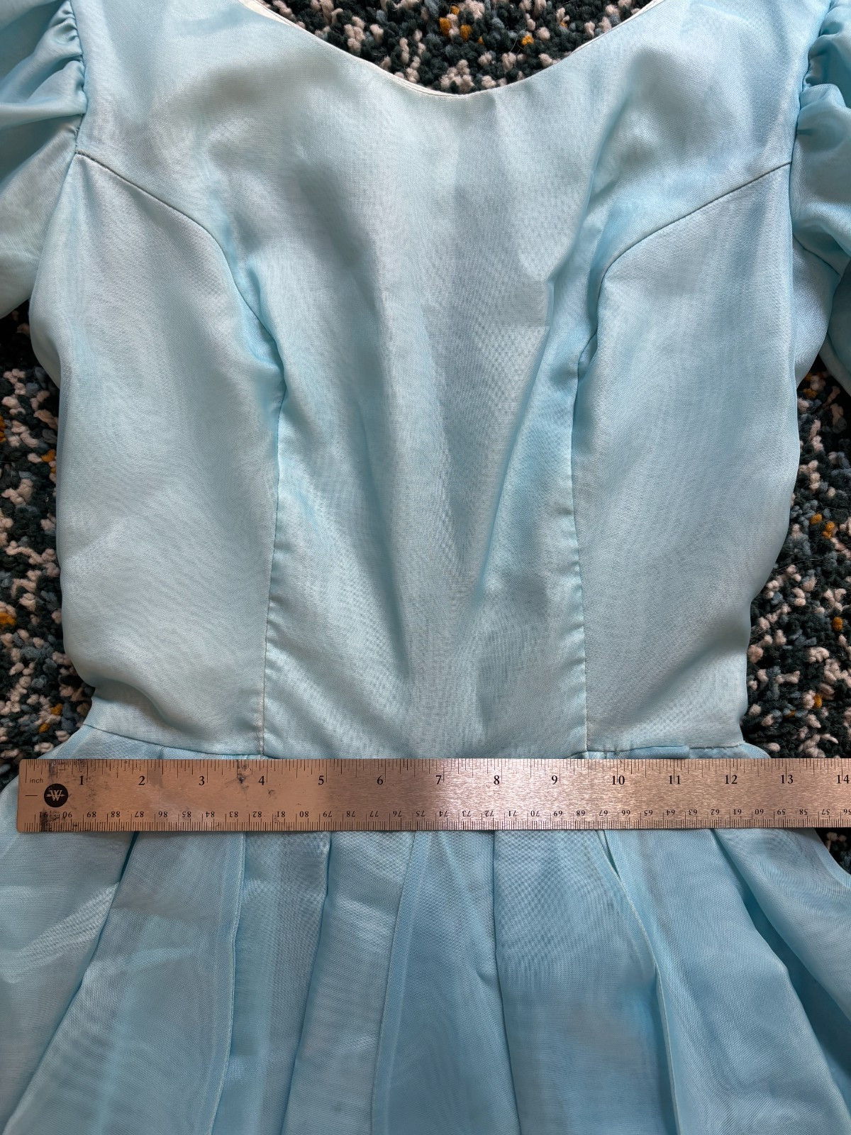 Vintage 50s H Bar C California Ranchwear Dress, Blue, Size Small