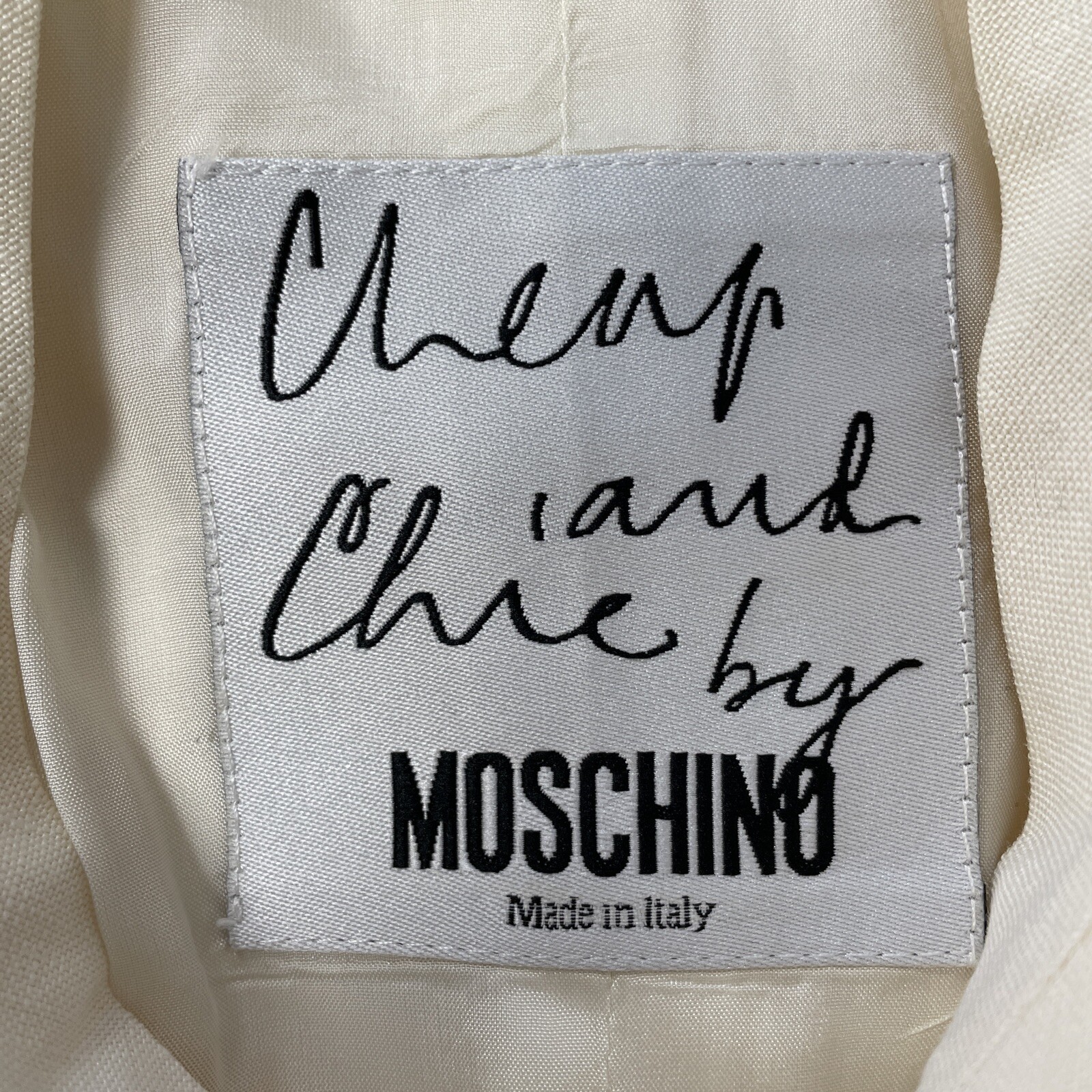 MOSCHINO CHEAP AND CHIC SHIRT TOP WOMEN SHIRT SHIRT WOMAN VINTAGE JHB100