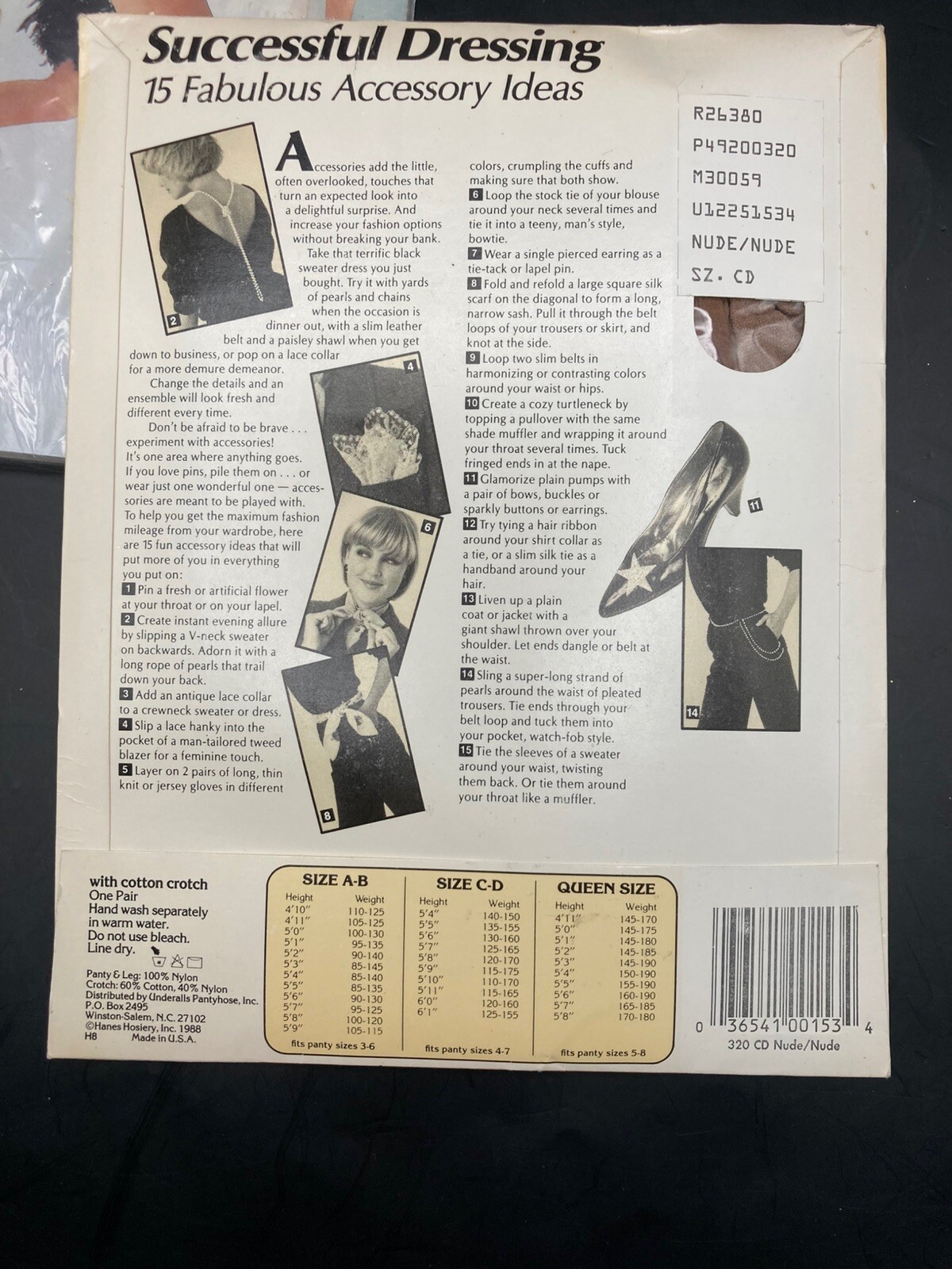 NOS Vintage Pantyhose Assorted Lot of 3 Taupe Nude Underalls Hanes Size C-D