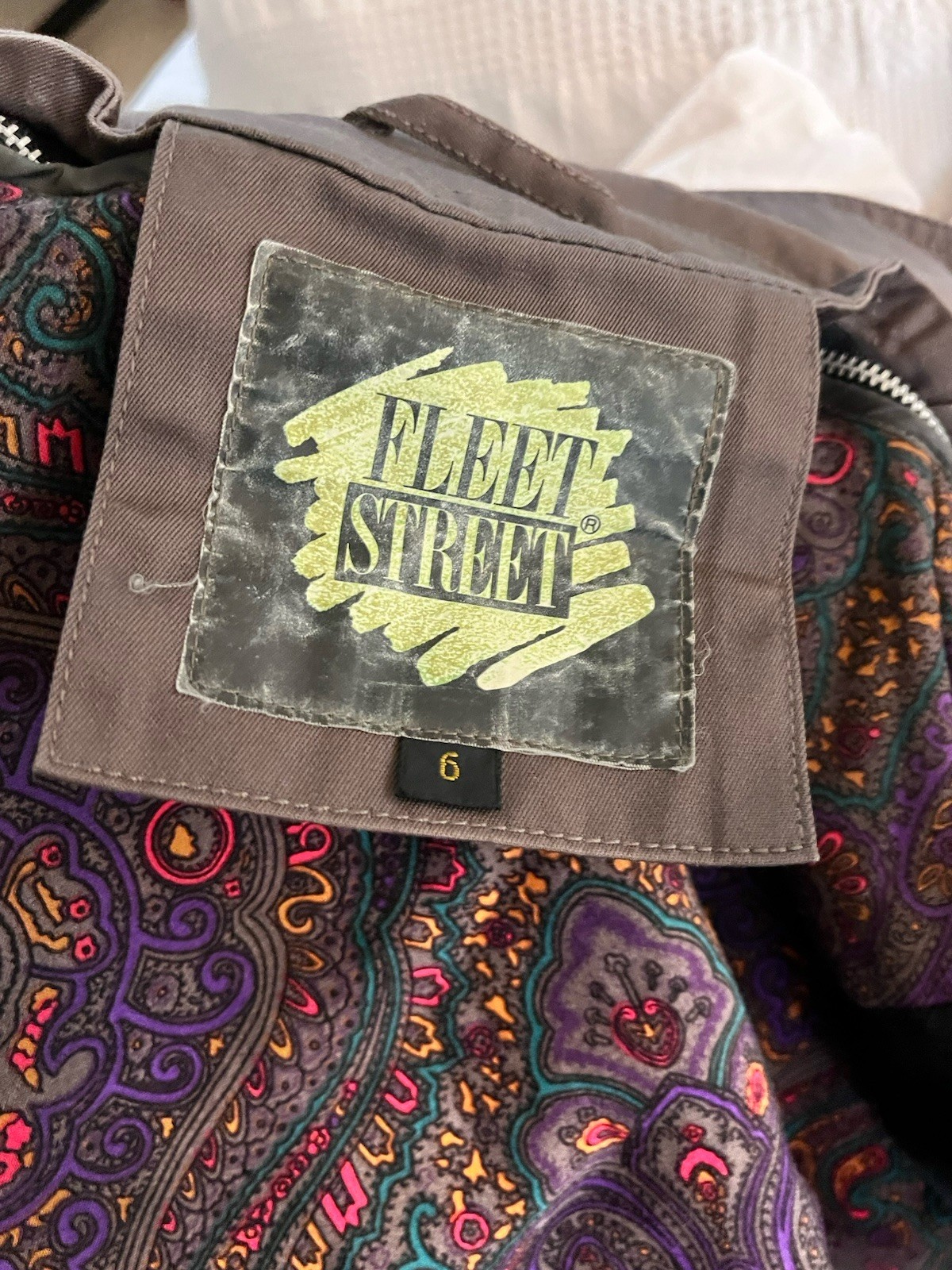 Fleet Street Brown Vintage 1990s Women’s Trench Size 8