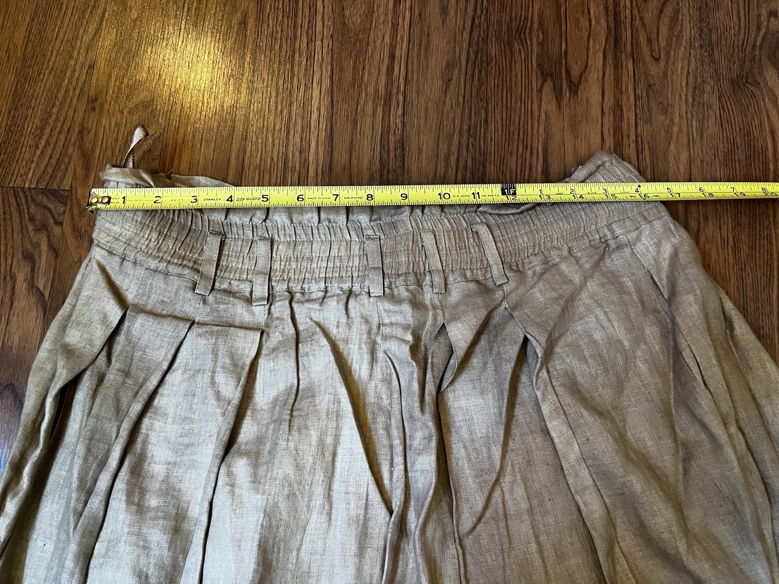 Vintage 80’s Post Modern Dino Valiano Women’s 3 Piece Cotton Tan Outfit D 38