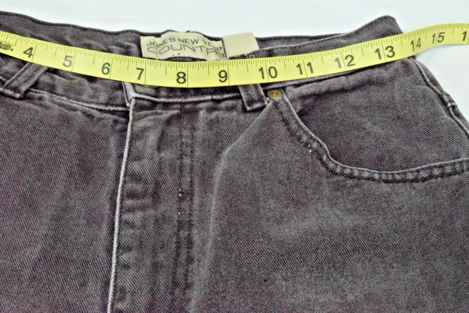 Vintage Jeans Jones New York Country Size 8 80s Cocoa Brown Made USA