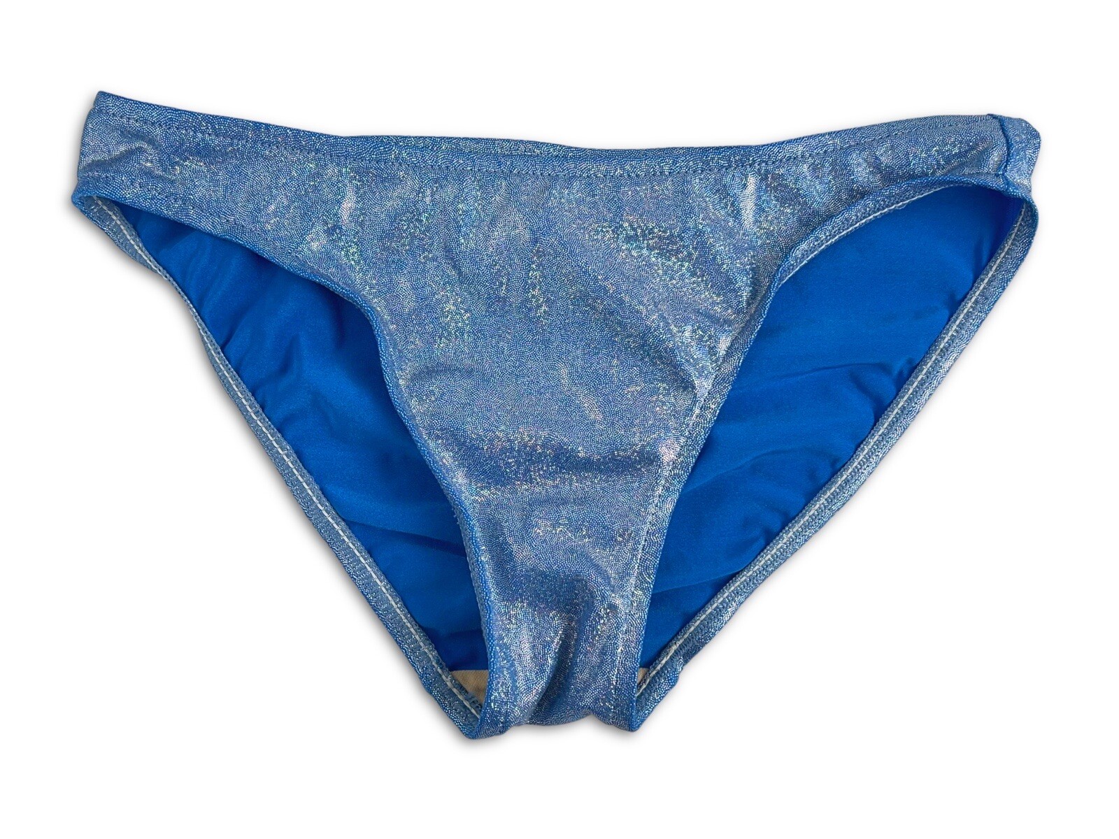 Vintage Holographic Rave Bottoms Blue Size M