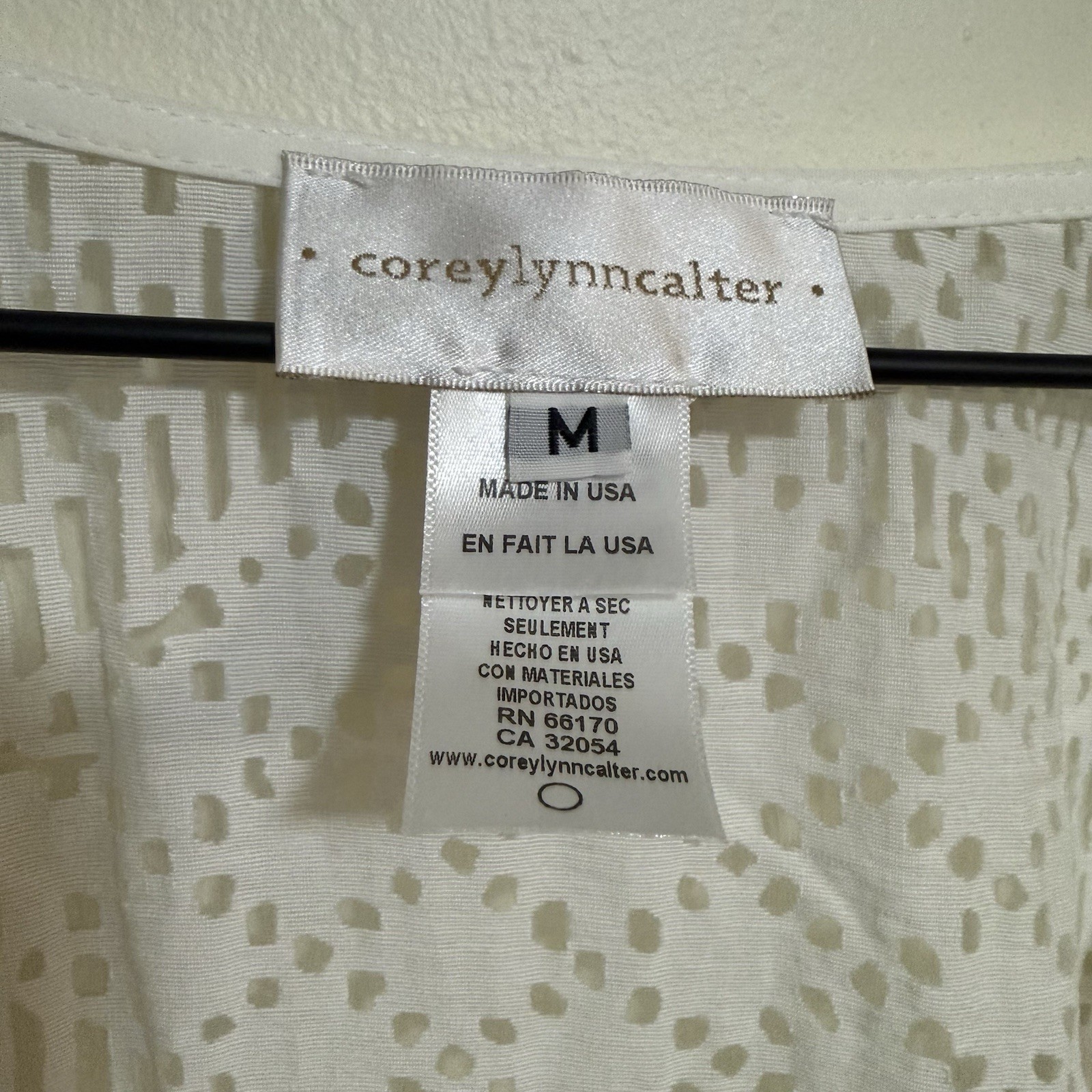 Vintage Coreylynncalter White Hippie Bohemian Swimsuit Cover with Fromt Pocket M
